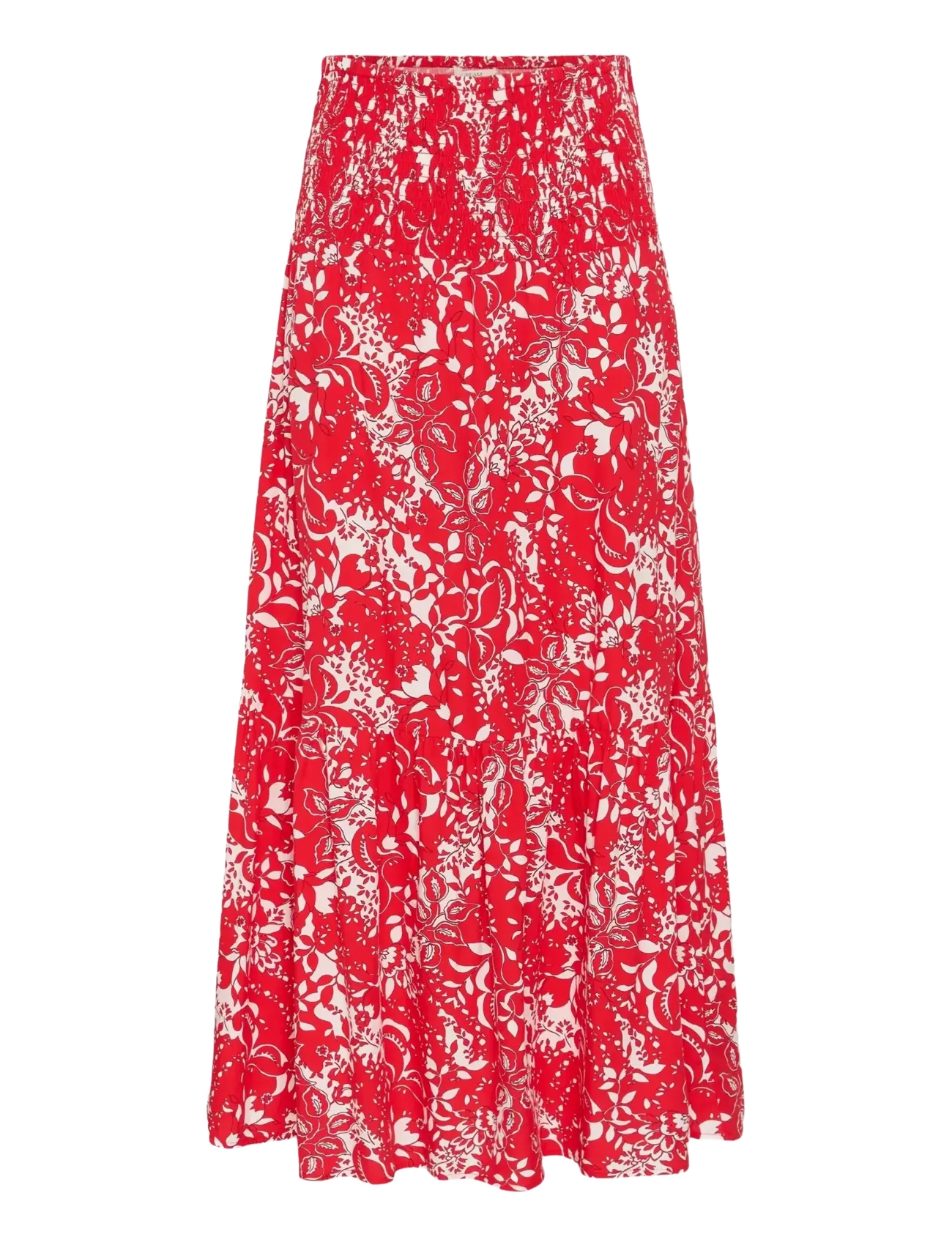 Cream CRTiah skirt - Nederdele - RISK RED TOILE / red