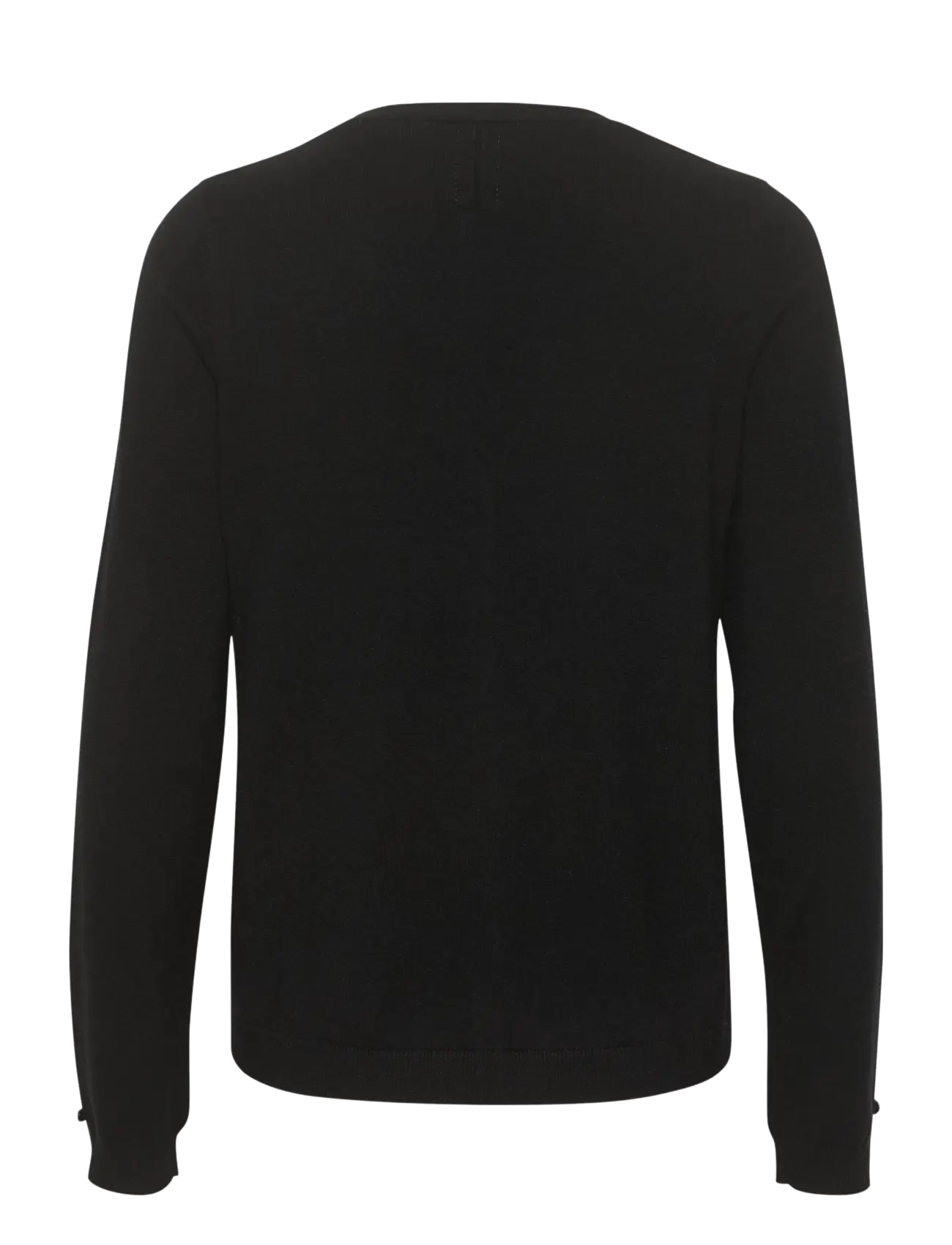 Cream - CRDela Knit Cardigan - kardiganid - pitch black - 2