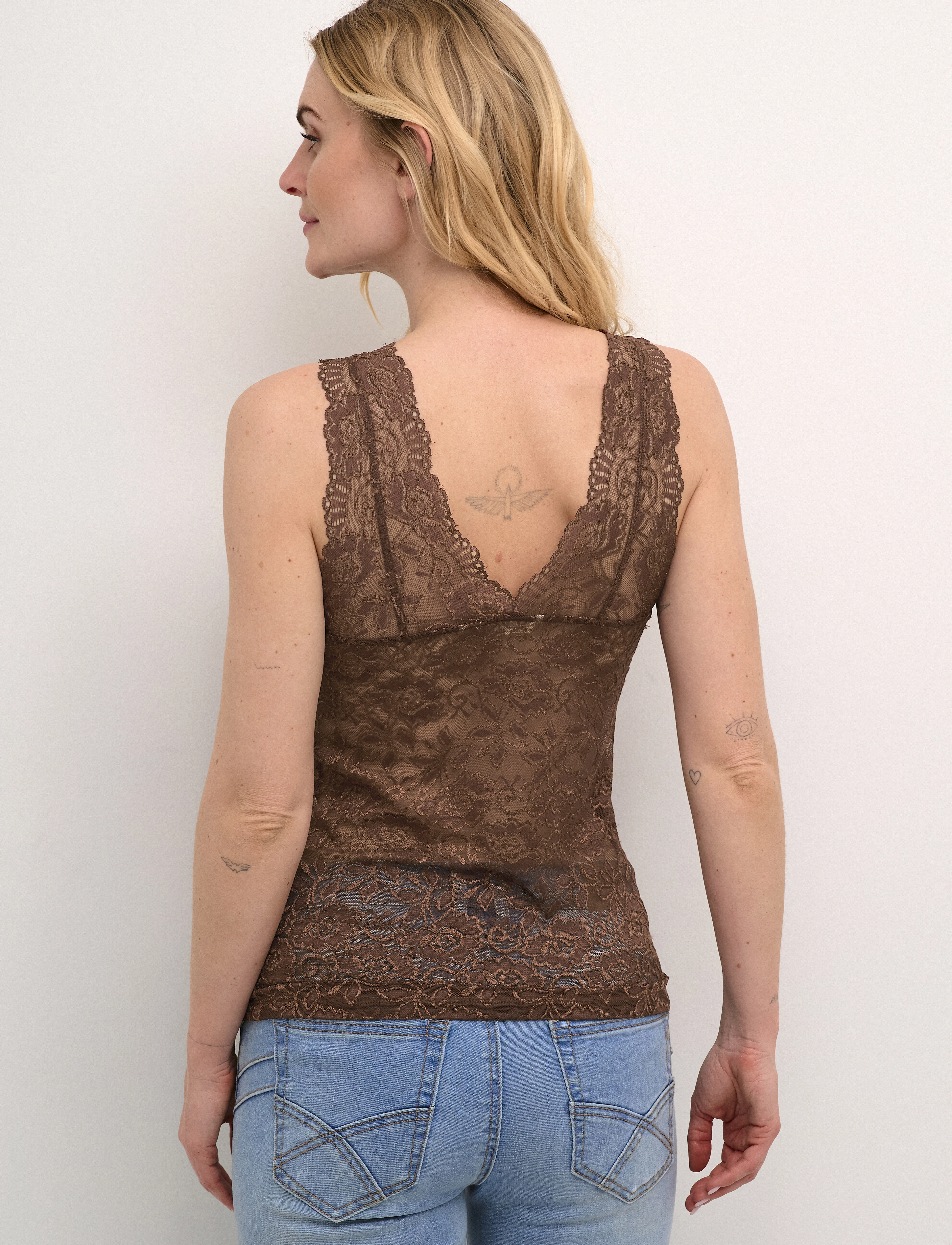 Cream - CRGlaze Long Top - laveste priser - rum raisin - 4