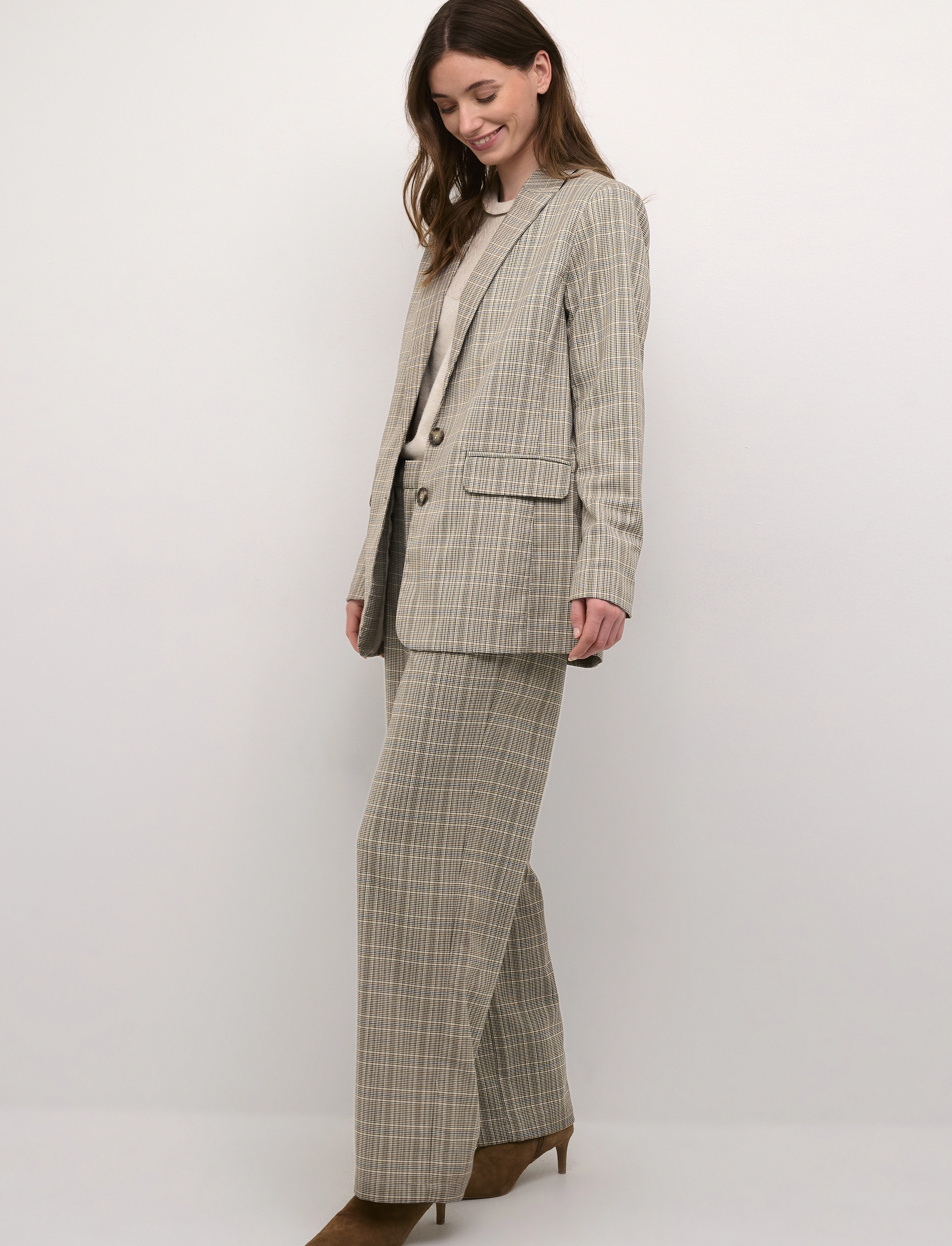 Cream - CRImogen Blazer - juhlamuotia outlet-hintaan - ancient scroll check - 4