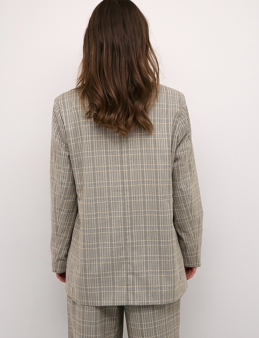 Cream - CRImogen Blazer - einreihige blazer - ancient scroll check - 4