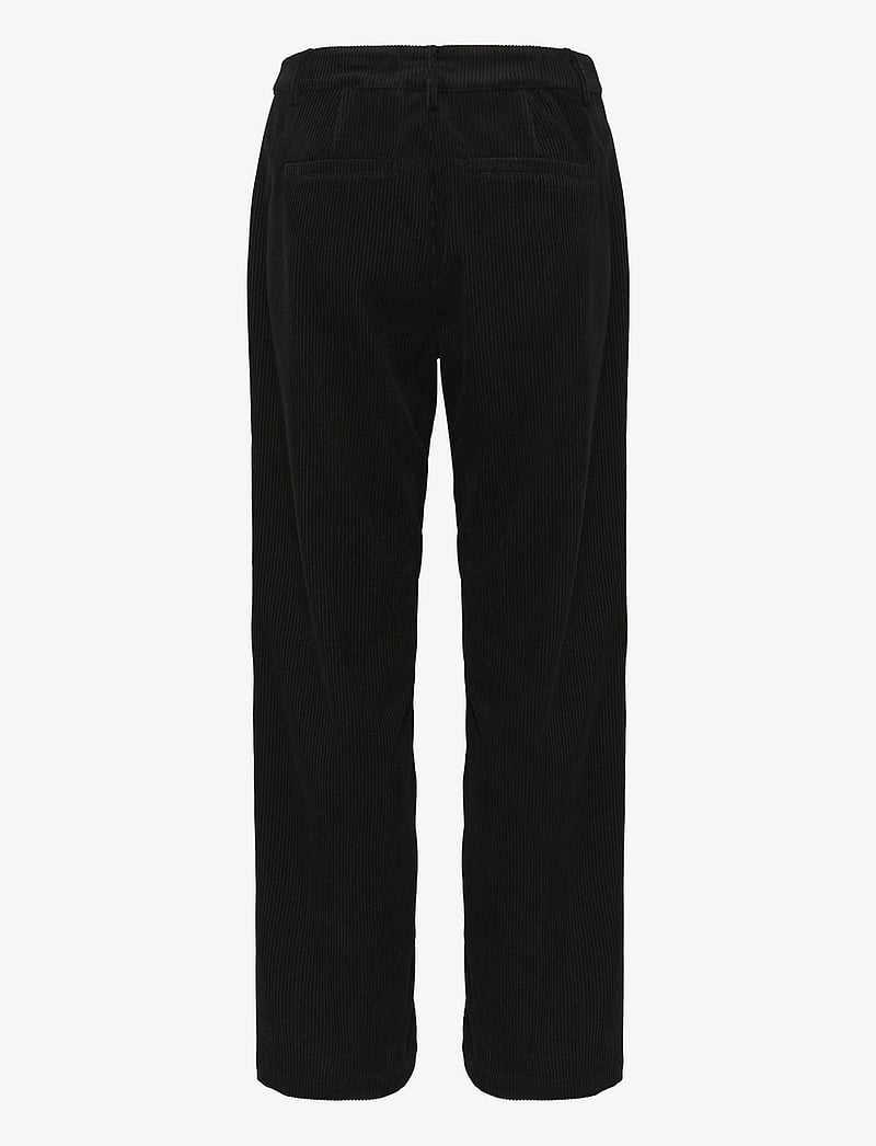 Cream - CRCory Straight Pant - sirge säärega püksid - pitch black - 2