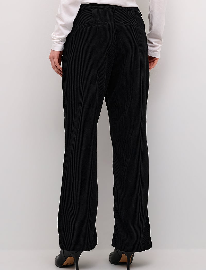 Cream - CRCory Straight Pant - sirge säärega püksid - pitch black - 5