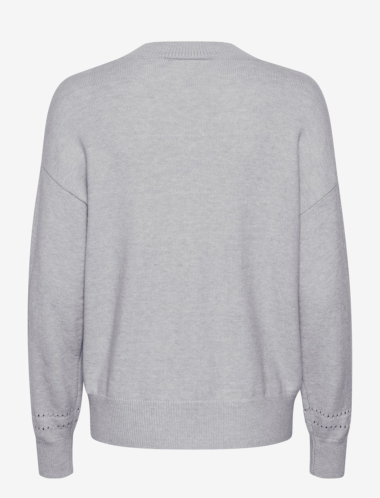 Cream - CRDela Knit Pullover - herbstliche kleidung - grey melange - 2