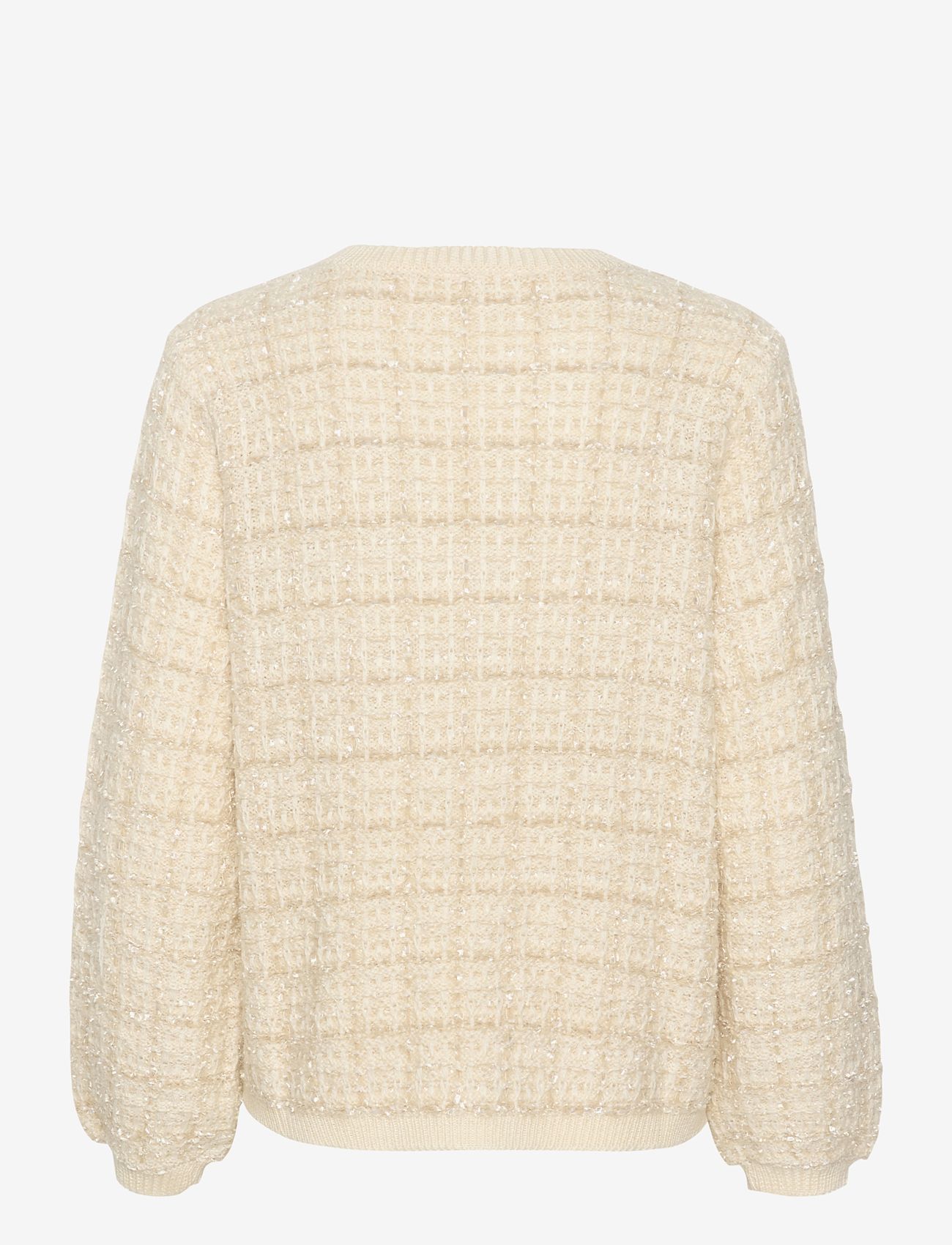 Cream - CRBilo Knit Blouse - herbstliche kleidung - eggnog check - 2