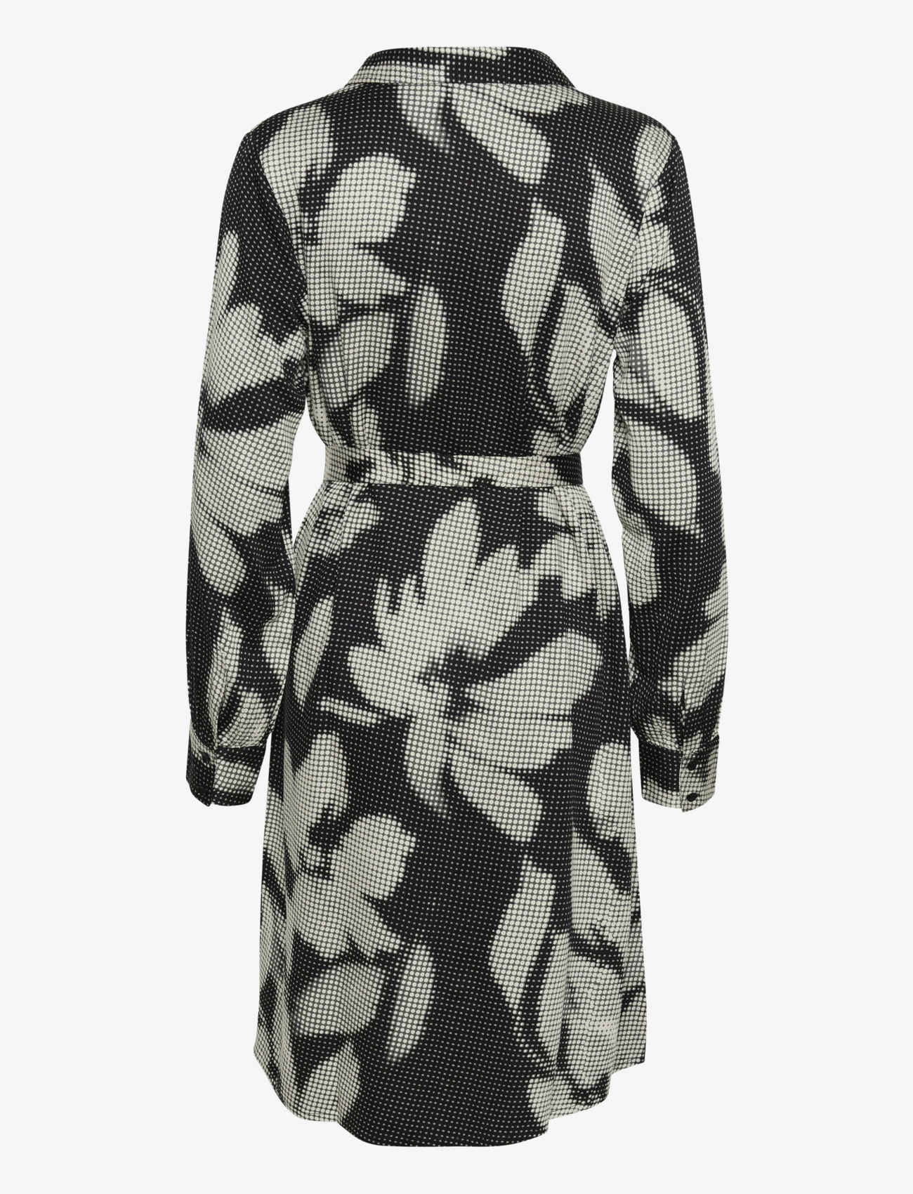 Cream - CROmma Shirt Dress - skjortklänningar - black digi flower - 2