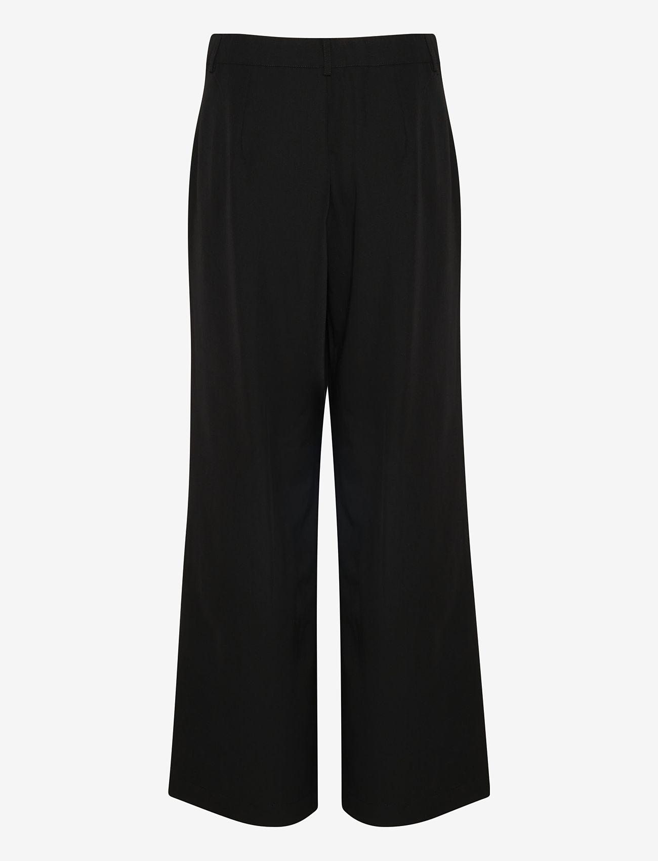 Cream - CRBit Wide Pant - bukser med lige ben - pitch black - 1