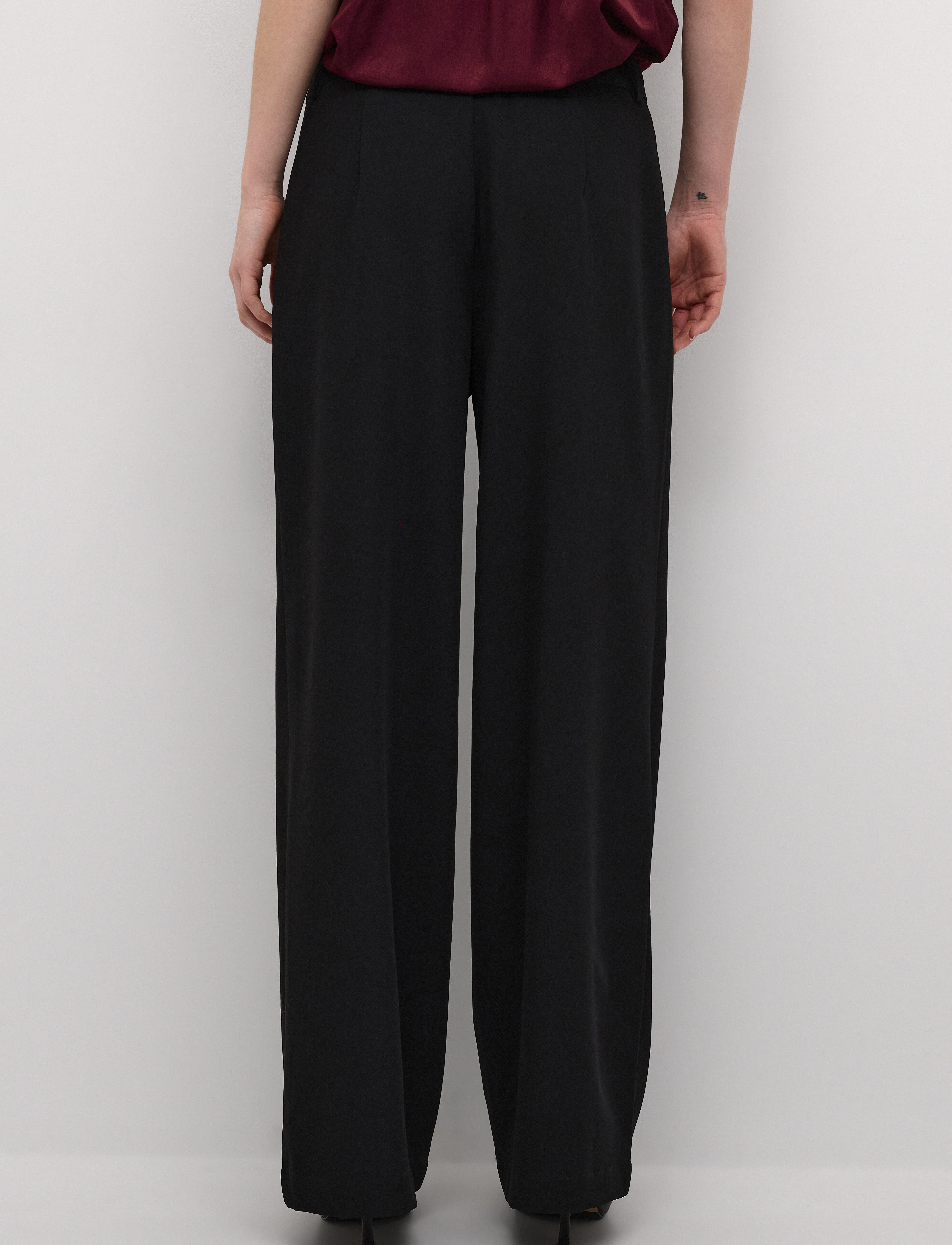 Cream - CRBit Wide Pant - pitch black - 4