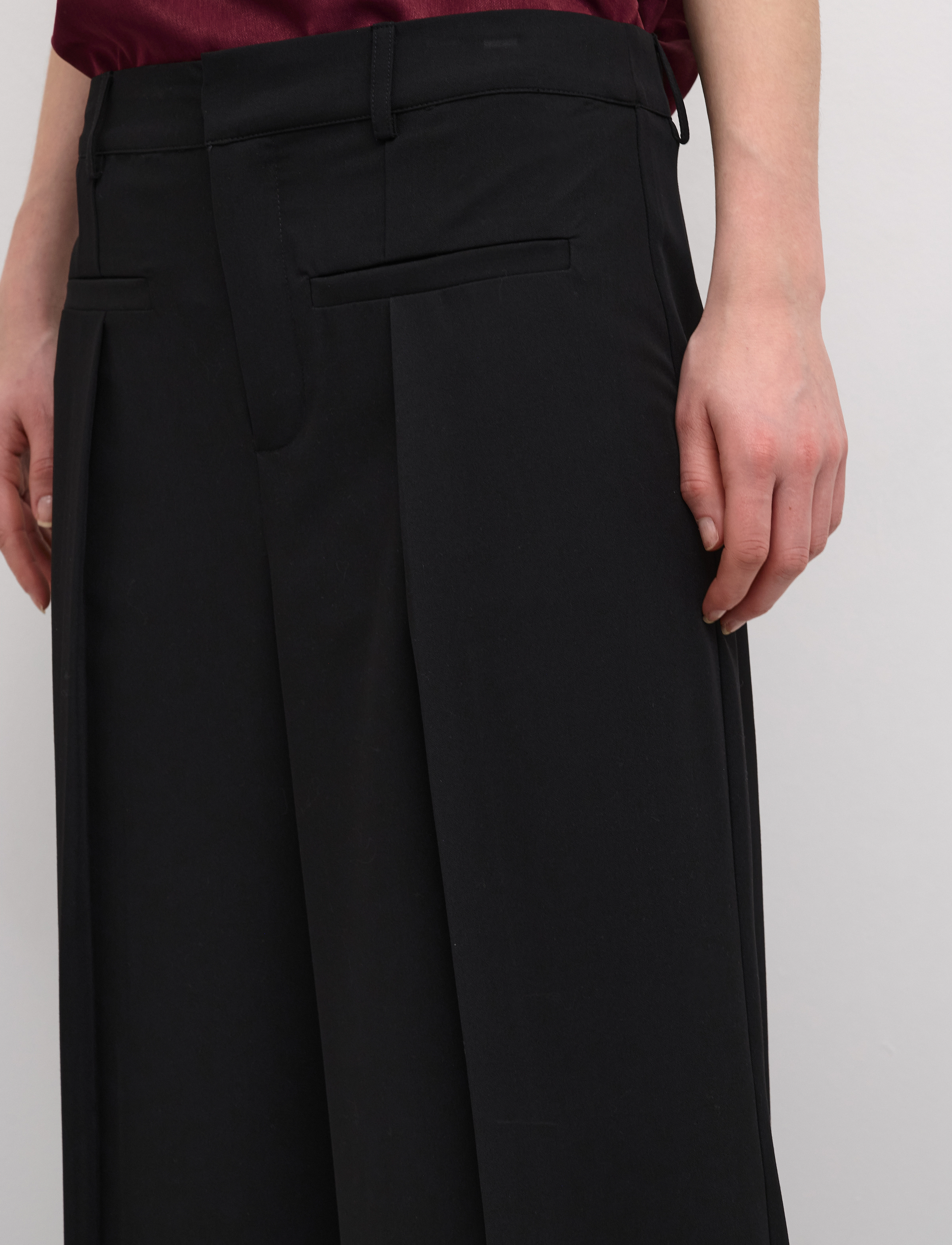 Cream - CRBit Wide Pant - pitch black - 5