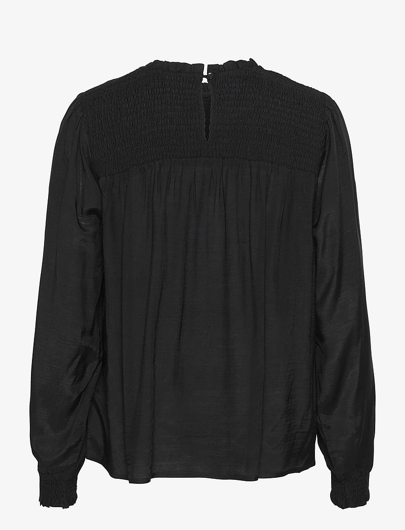 Cream - CRRinni SmockBlouse - långärmade blusar - pitch black - 2