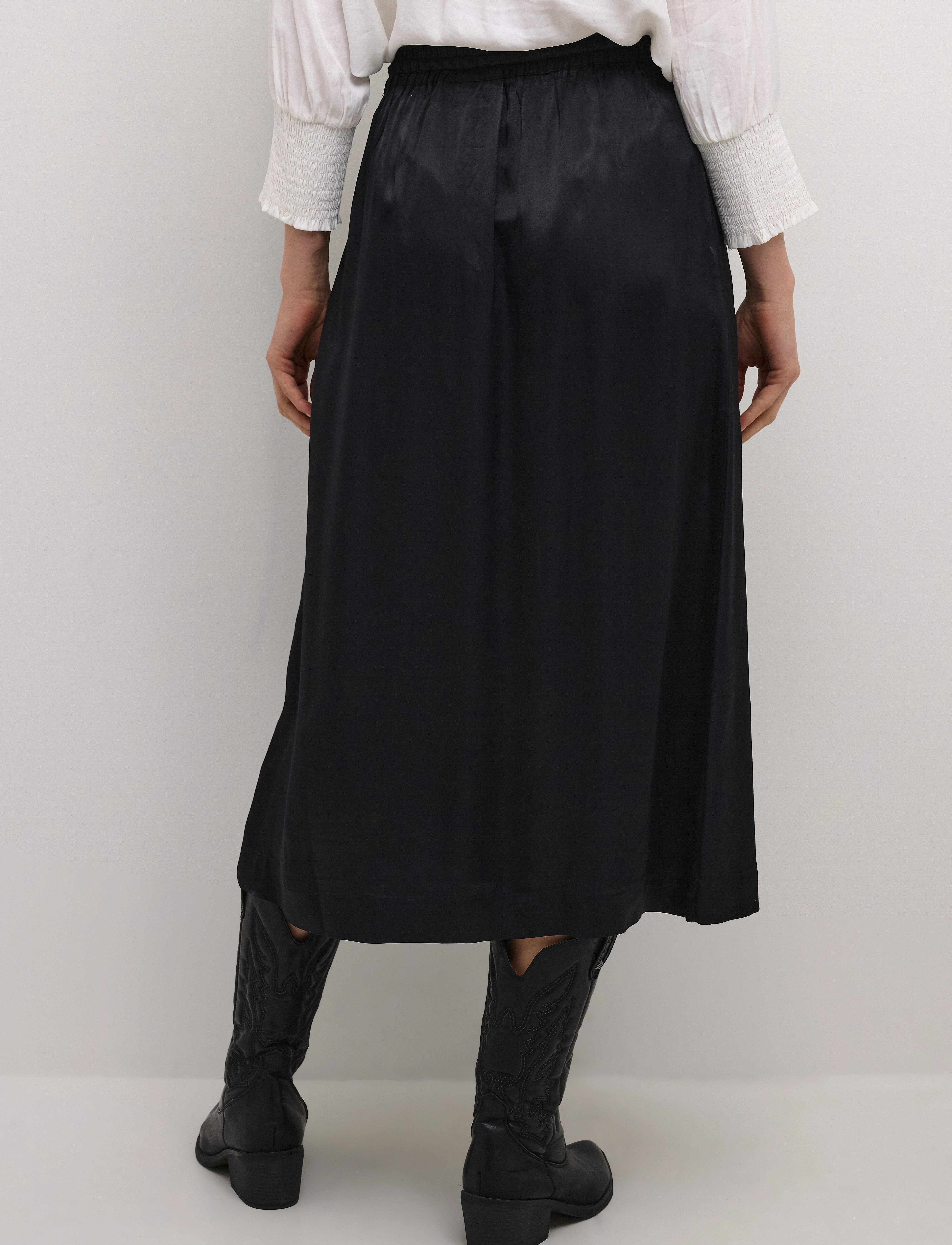 Cream - CRViria Skirt - midi-röcke - pitch black - 4