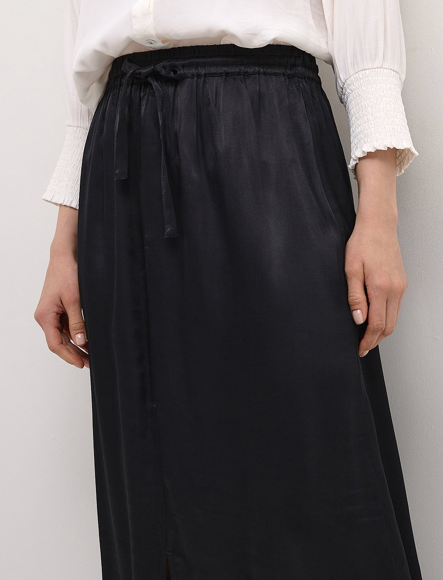 Cream - CRViria Skirt - midi-röcke - pitch black - 5