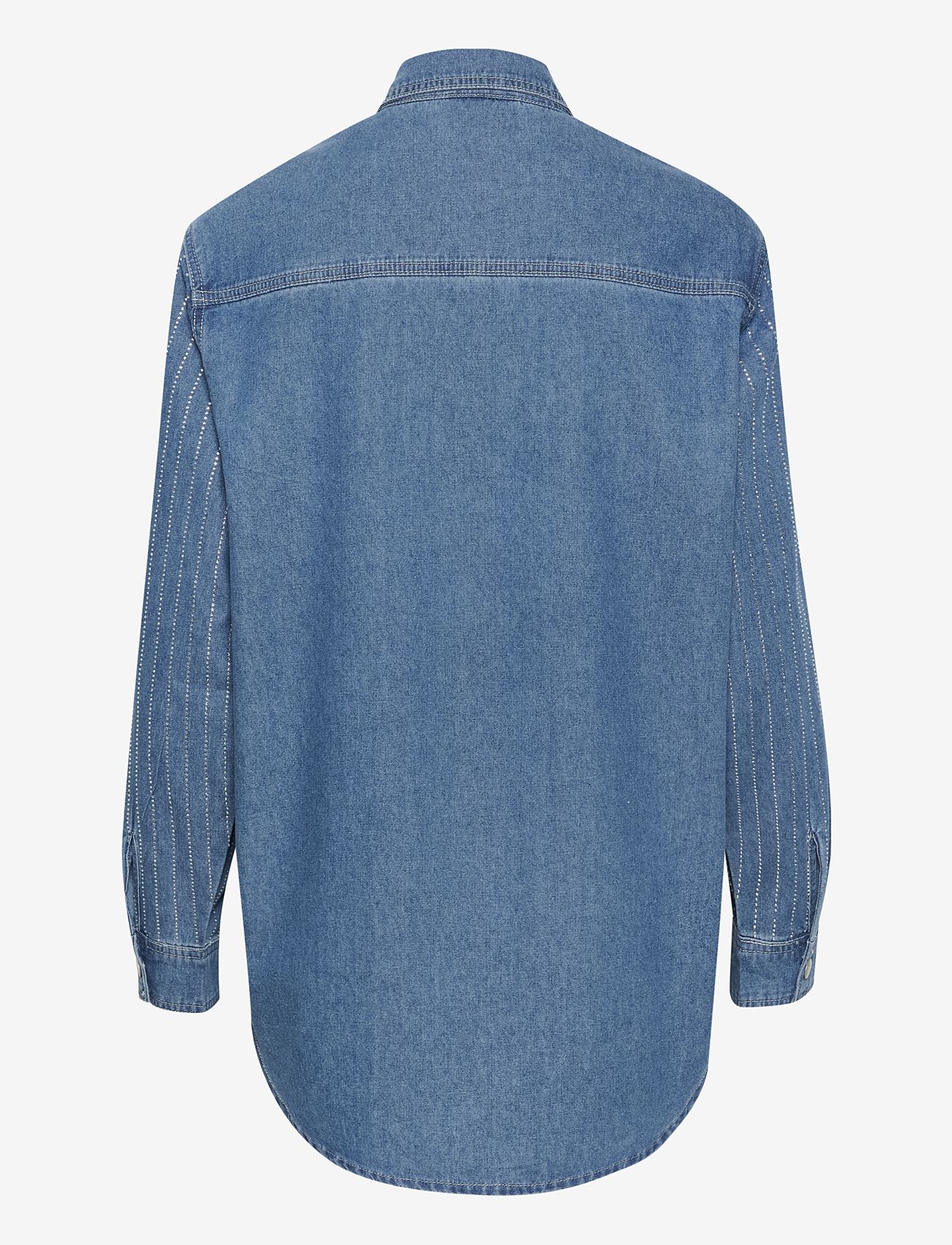 Cream - CRSine Shirt - langärmlige hemden - rhinestone blue denim - 2