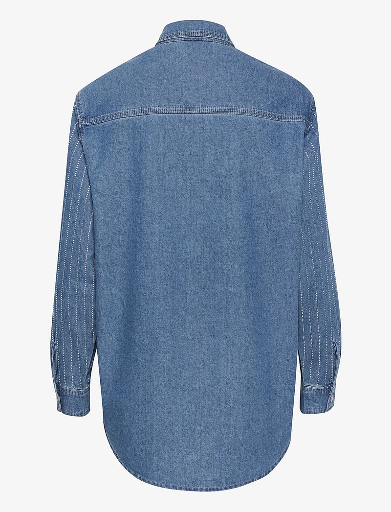 Cream - CRSine Shirt - langærmede skjorter - rhinestone blue denim - 2