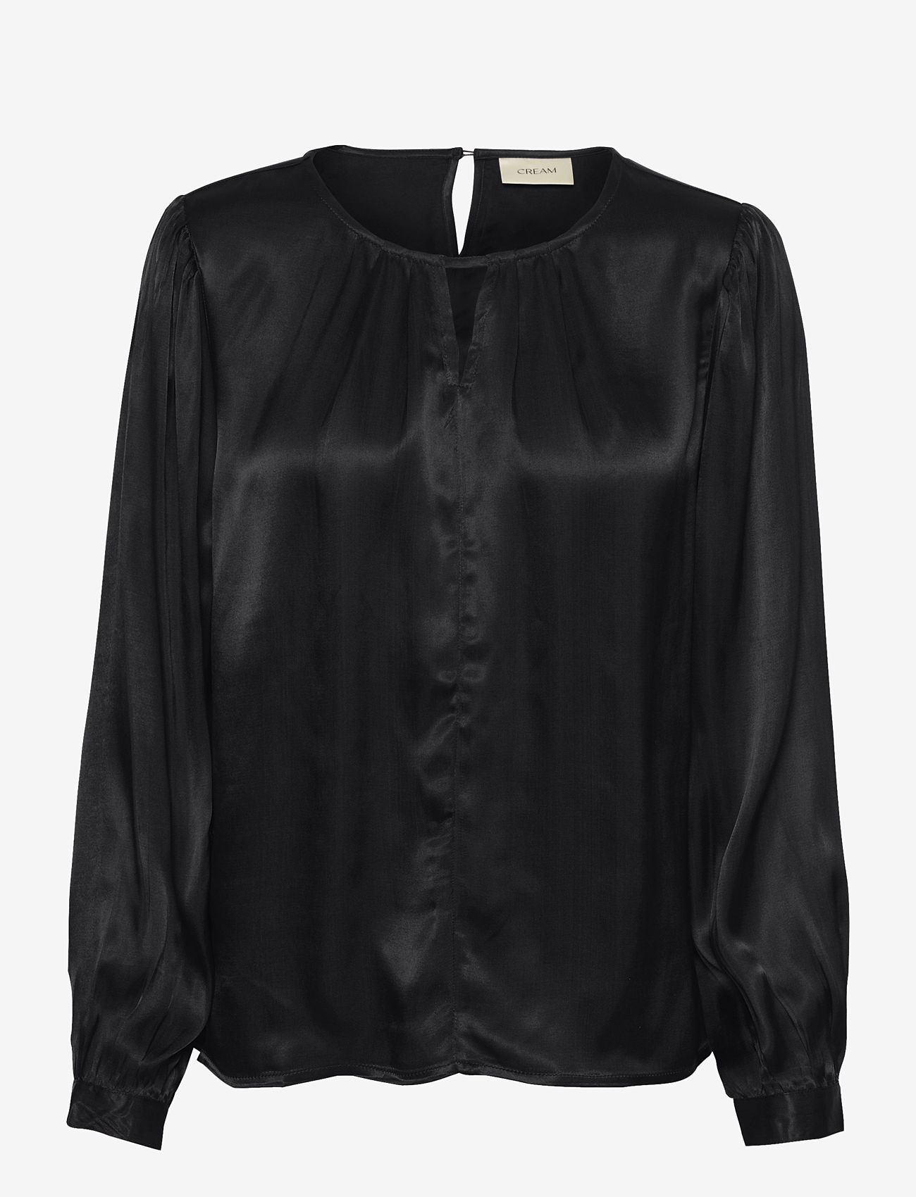 Cream - CRViria Long Sleeve Blouse - långärmade blusar - pitch black - 1