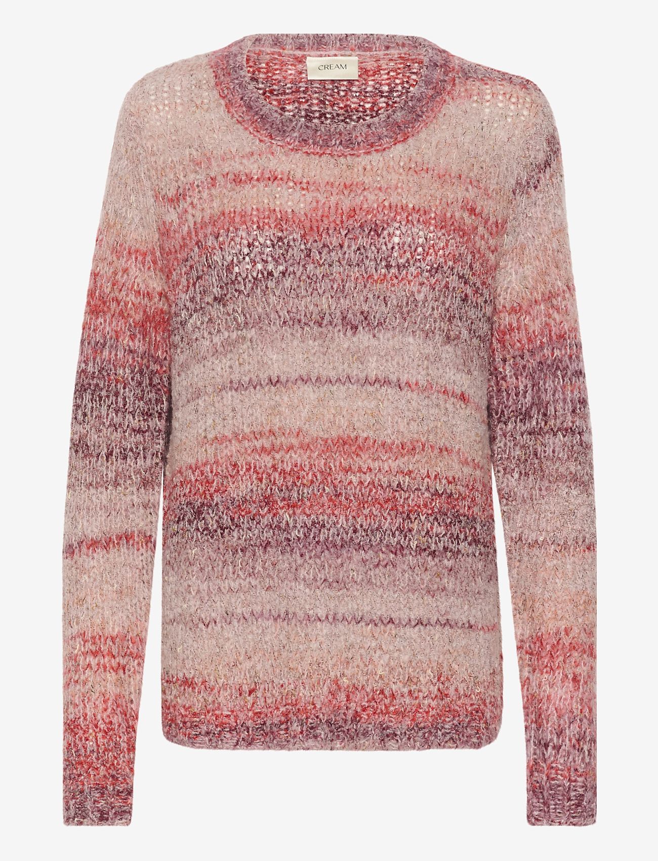 Cream - CRLila Knit Pullover - trøjer - red pink multi - 1