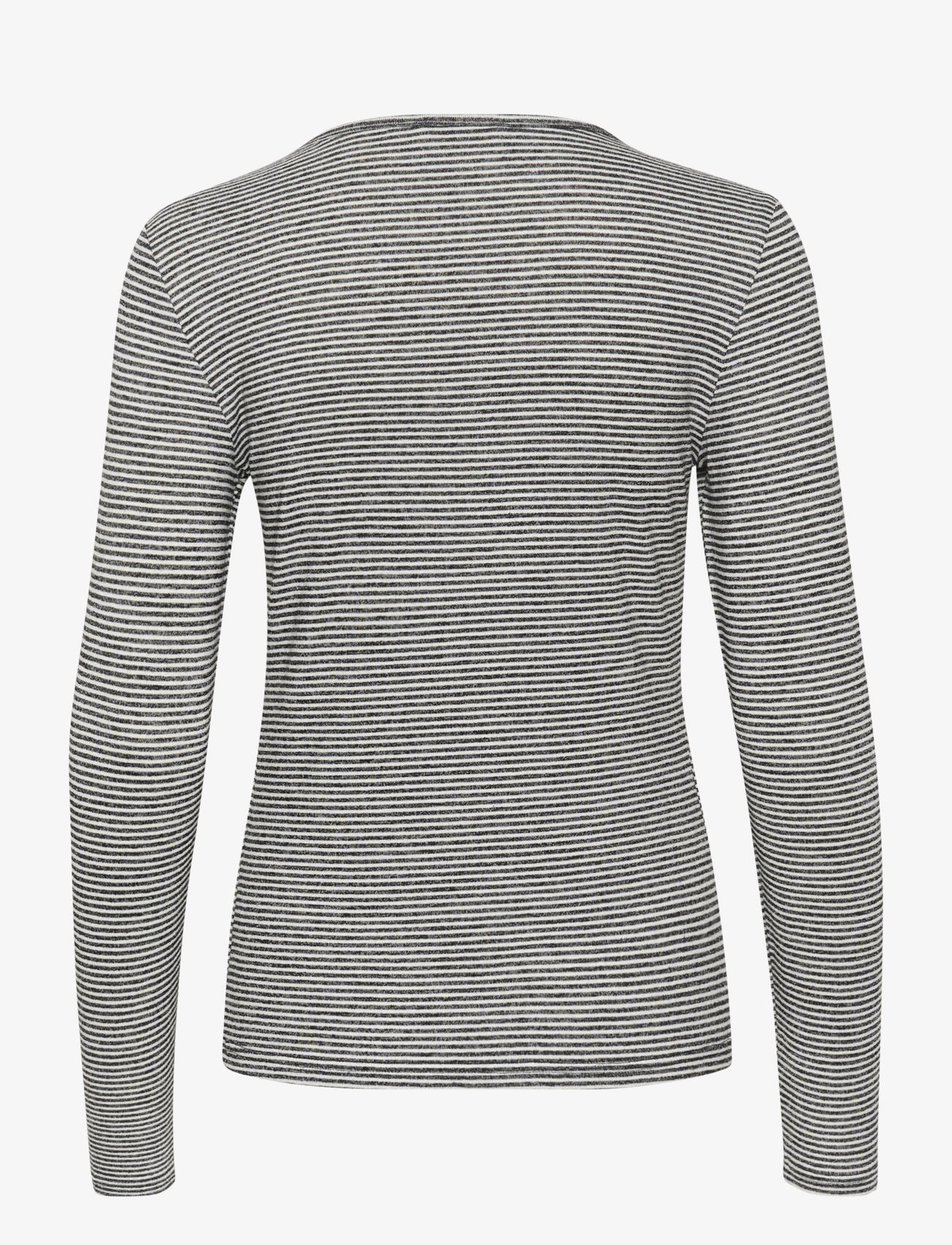 Cream - CRAmma LS T-Shirt - laveste priser - black/white stripe - 2