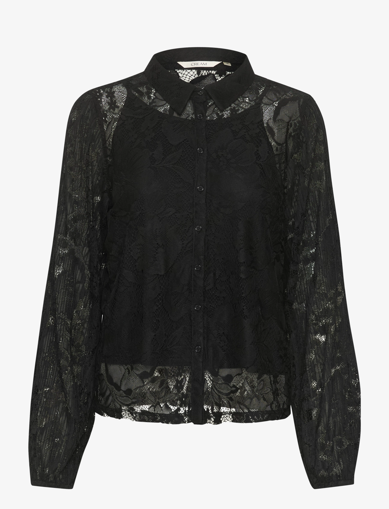 CREAM Crkanni Strickjacke Shirt Schwarz - 36 - Damen