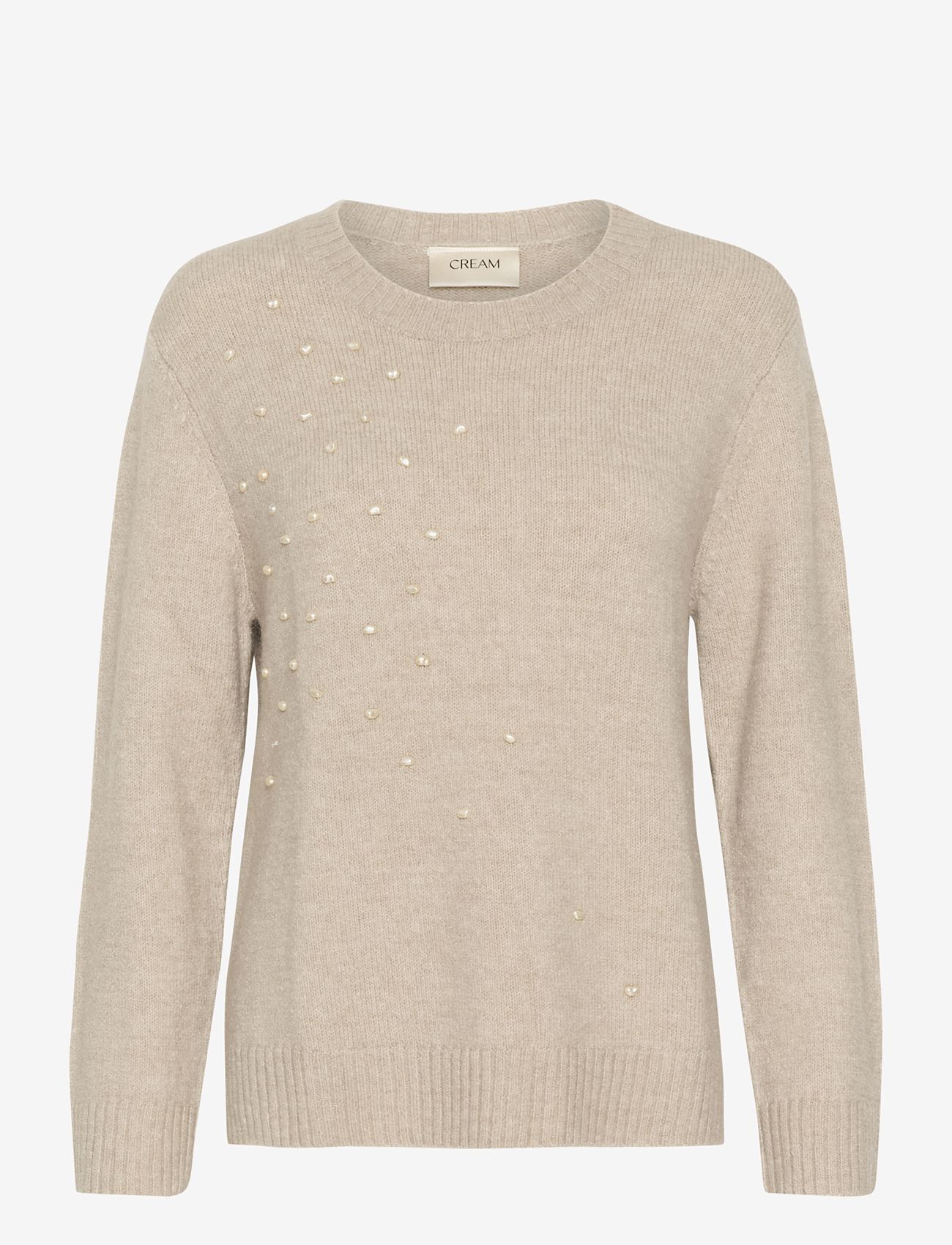 Cream - CRPumpkin Knit Pullover - stickade tröjor - ancient scroll - 1