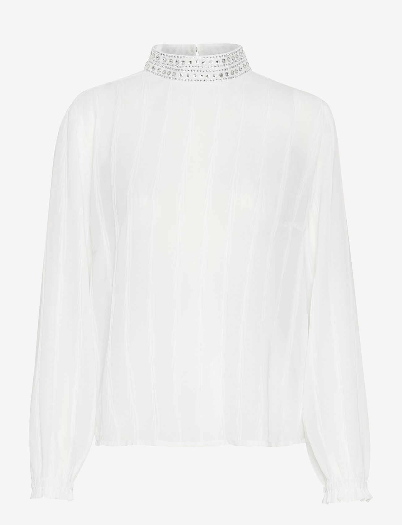 Cream - CRSadia Blouse - long sleeved blouses - snow white - 1