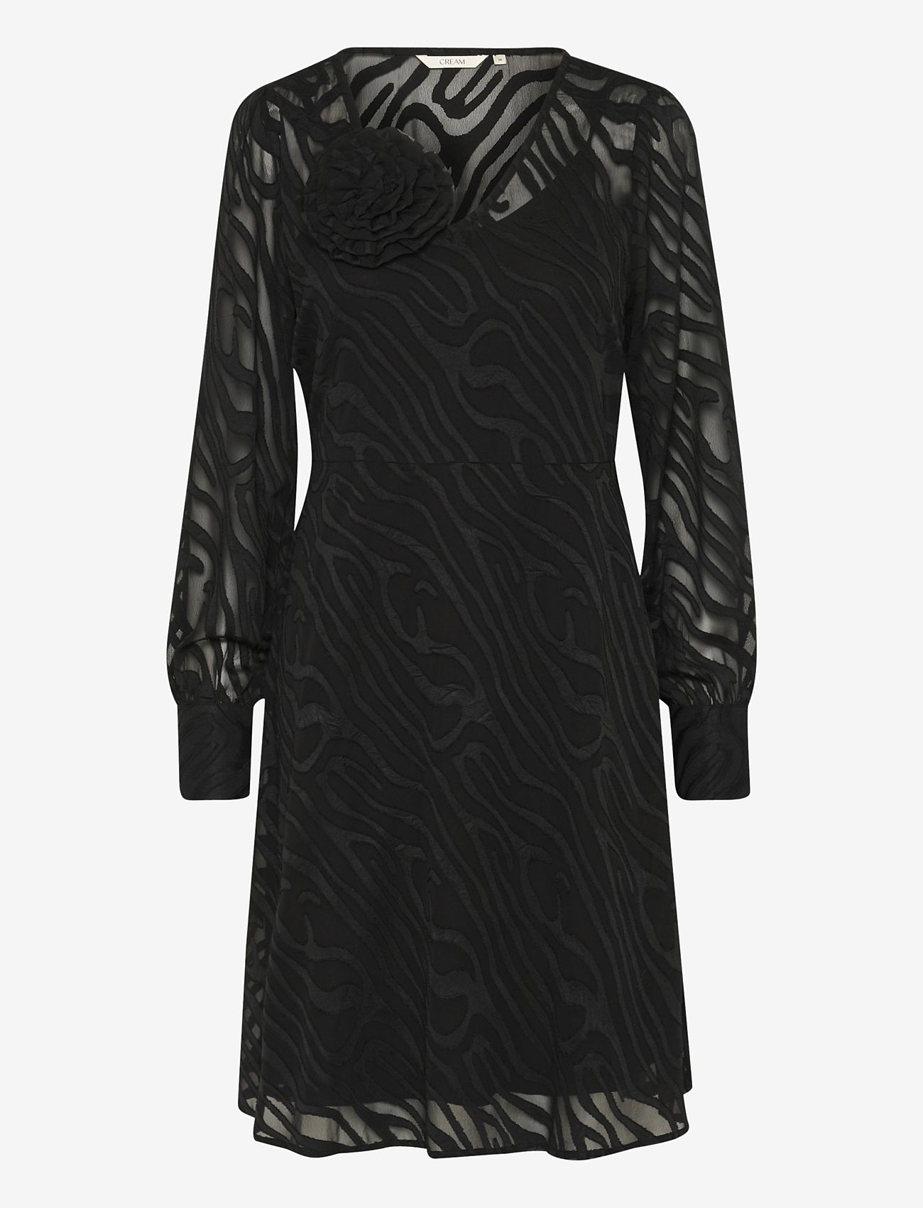 Cream - CRYana Dress - spitzenkleider - pitch black animal - 1