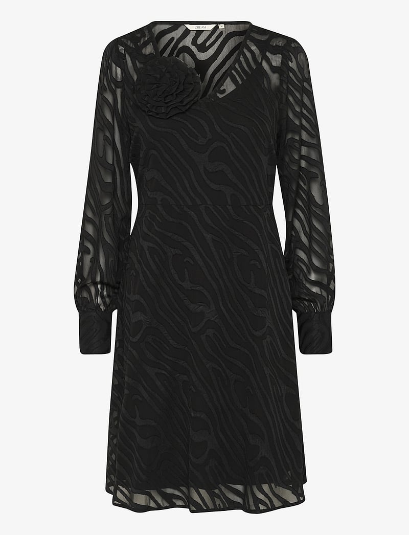 Cream - CRYana Dress - spitzenkleider - pitch black animal - 1