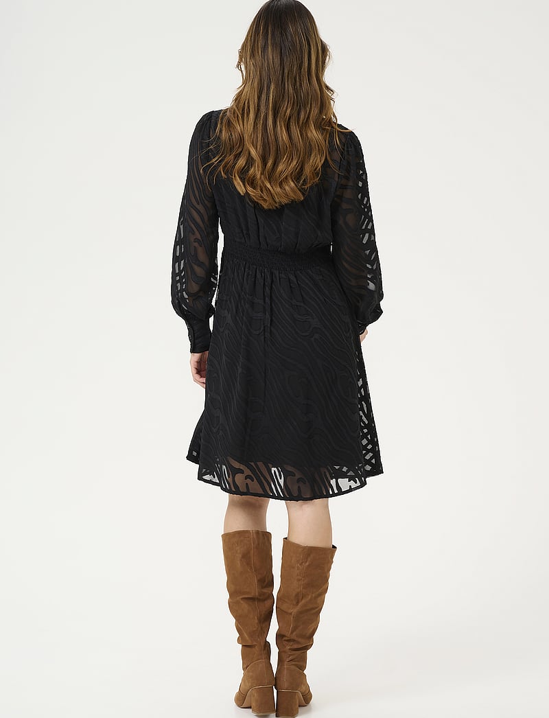 Cream - CRYana Dress - spitzenkleider - pitch black animal - 4