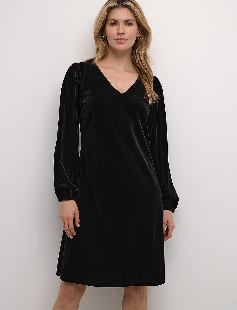 Cream - CRPativa Dress - pidulikud kleidid - pitch black - 0