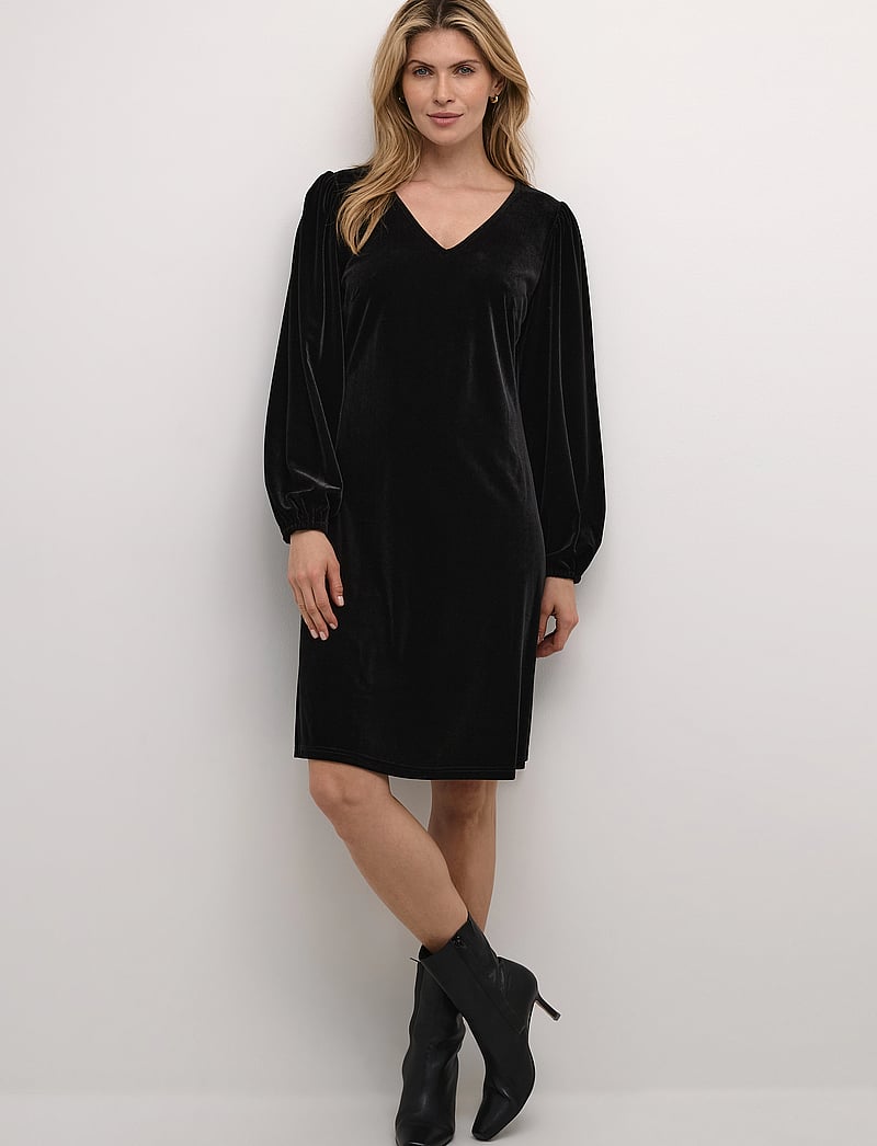 Cream - CRPativa Dress - pidulikud kleidid - pitch black - 3