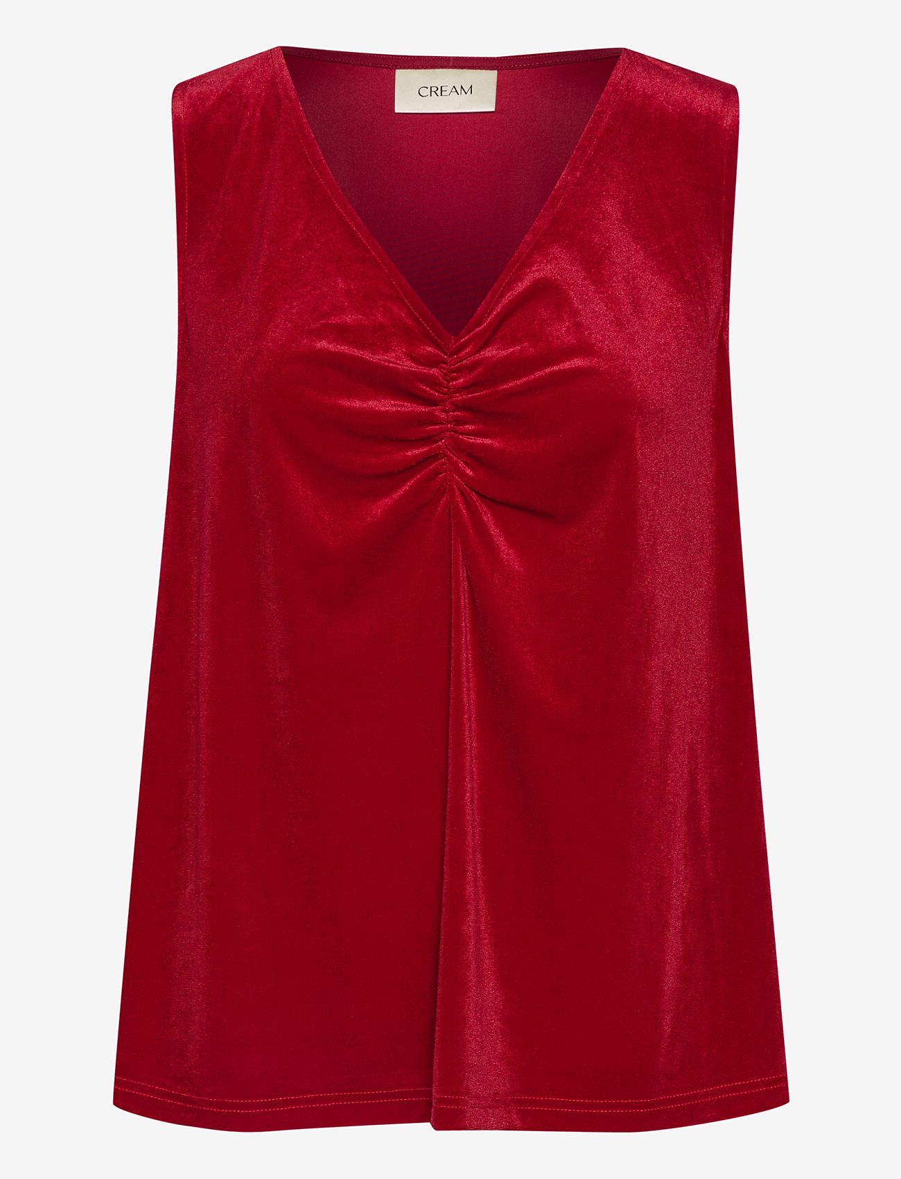 Cream - CRPativa Blouse - sleeveless blouses - jester red - 1