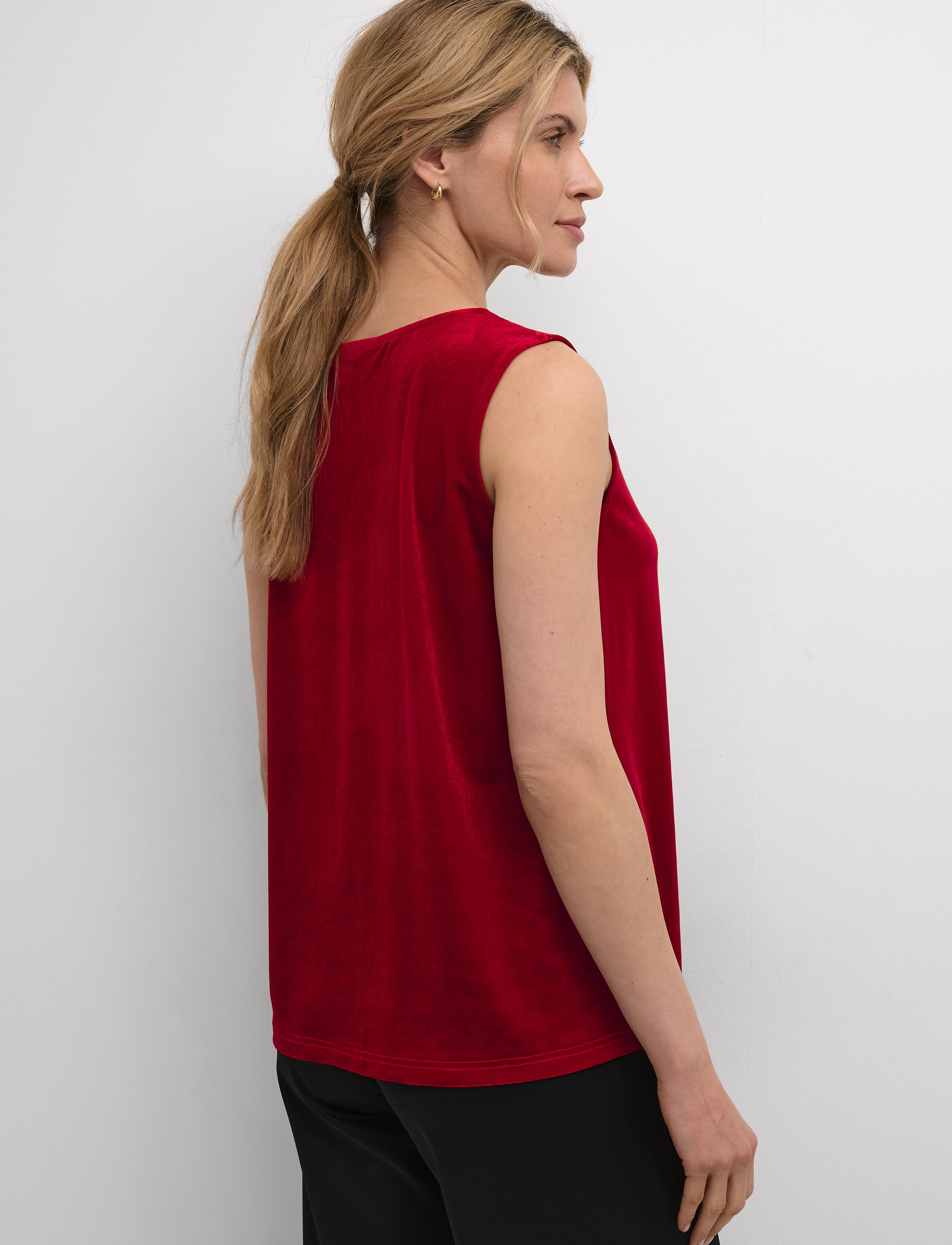 Cream - CRPativa Blouse - Ärmellose blusen - jester red - 4