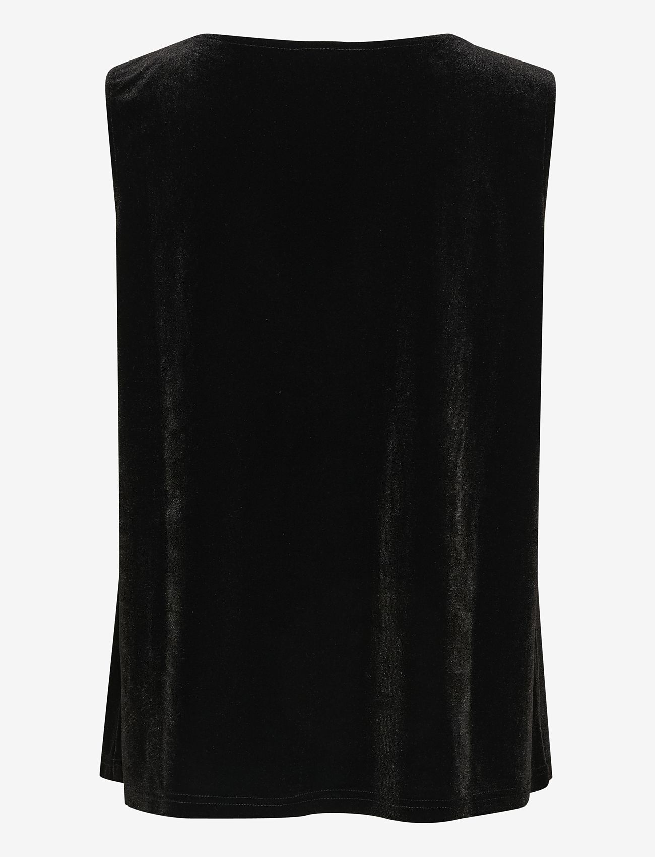 Cream - CRPativa Blouse - sleeveless blouses - pitch black - 2