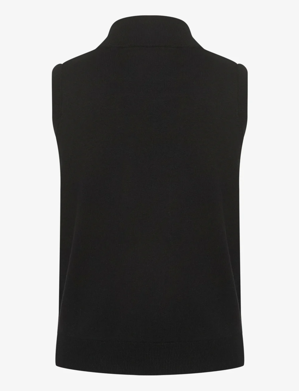 Cream - CRVillea Knit Vest - kootud vestid - pitch black - 2