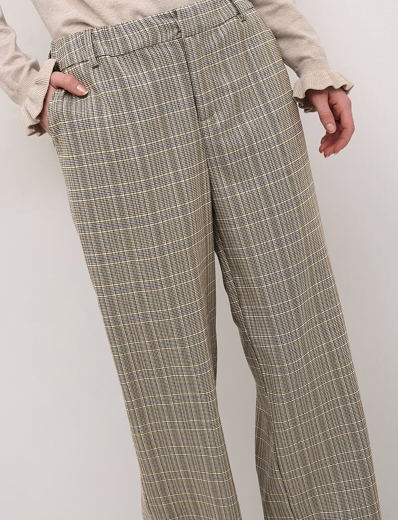 Cream - CRImogen Pant - formell - ancient scroll check - 5