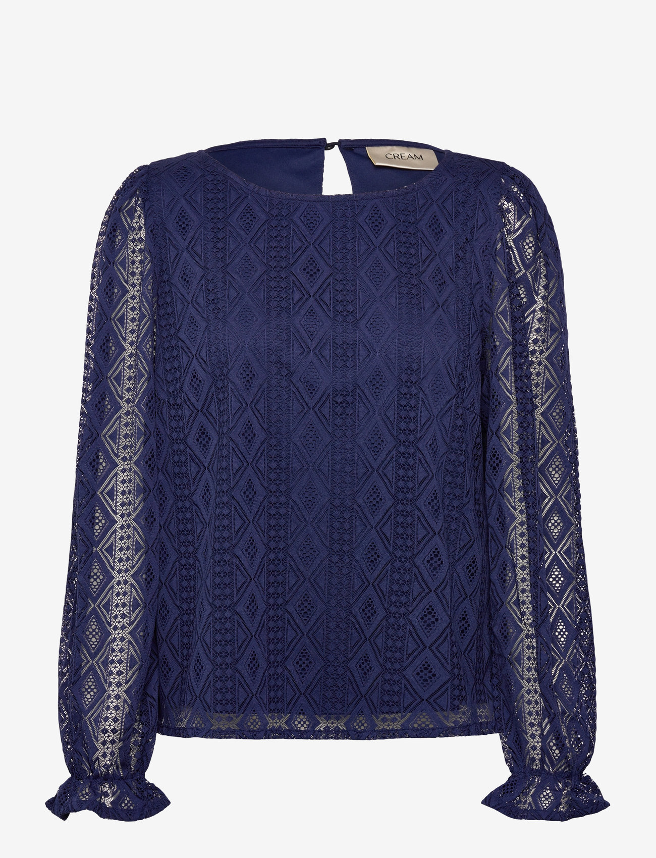 Cream - CRValerie Blouse - langärmlige hemden - ocean cavern - 0