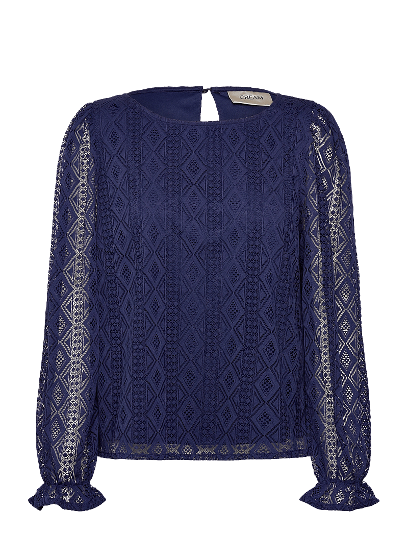 Cream - CRValerie Blouse - långärmade skjortor - ocean cavern - 0