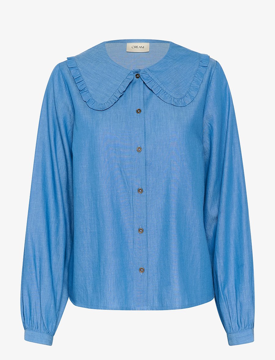 Cream - CRKami Shirt - langärmlige hemden - providence blue denim - 1