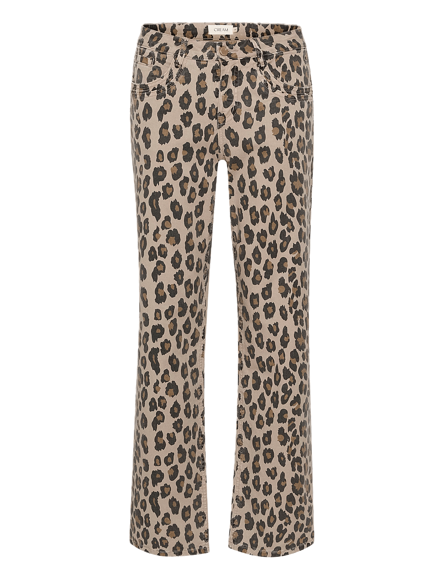 Cream - CRLeona Jeans - Coco Fit - gerade jeans - leopard mix - 1