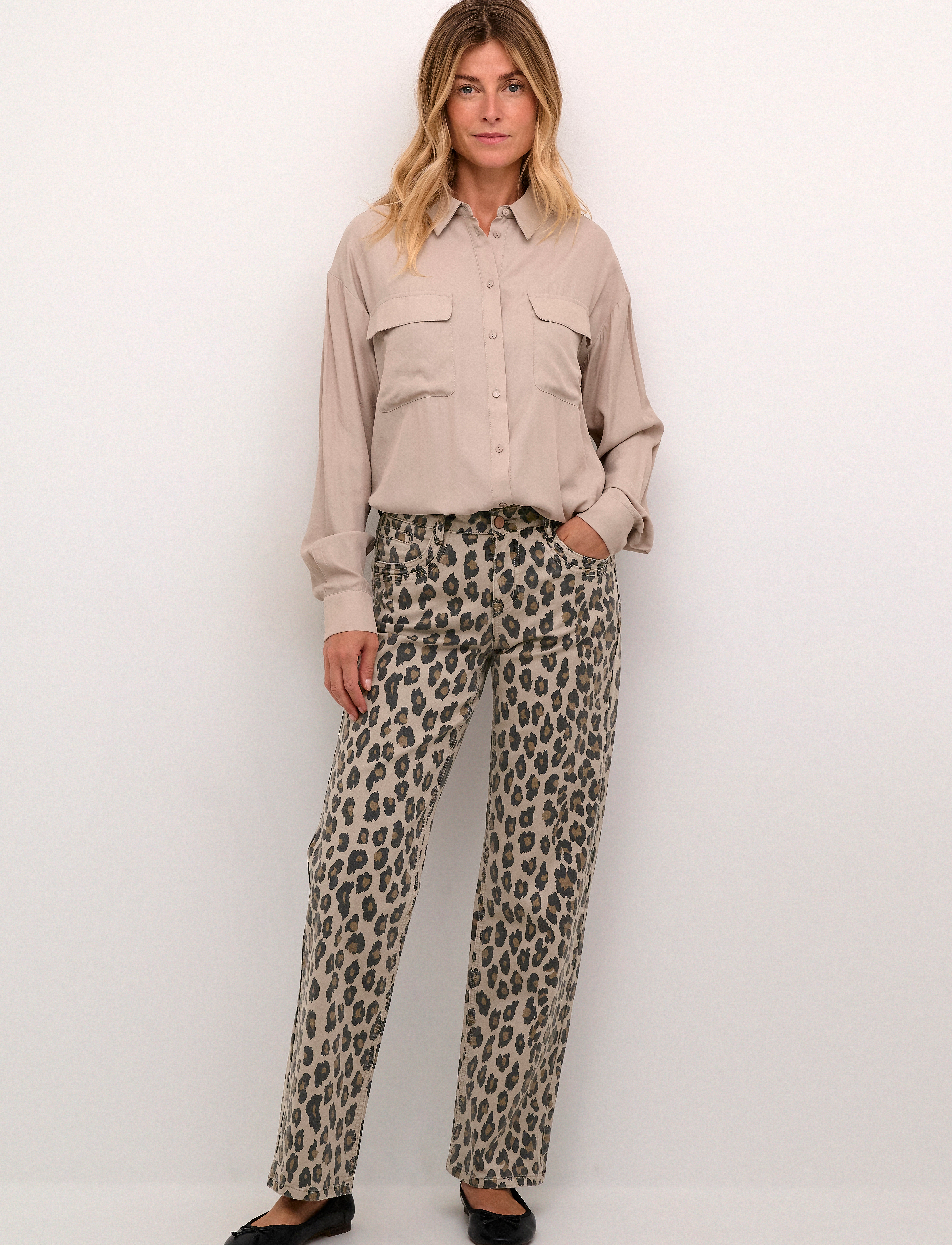 Cream - CRLeona Jeans - Coco Fit - raka jeans - leopard mix - 3