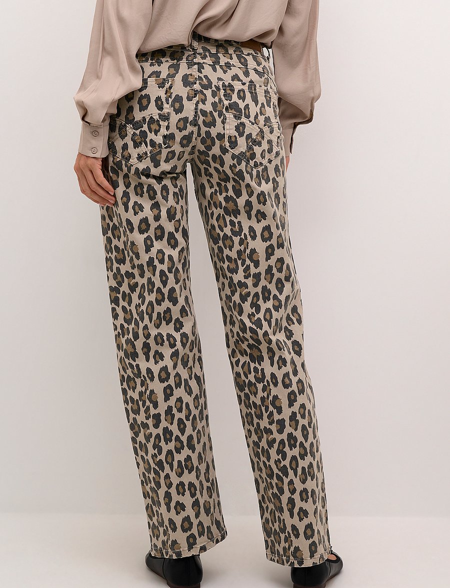 Cream - CRLeona Jeans - Coco Fit - gerade jeans - leopard mix - 4