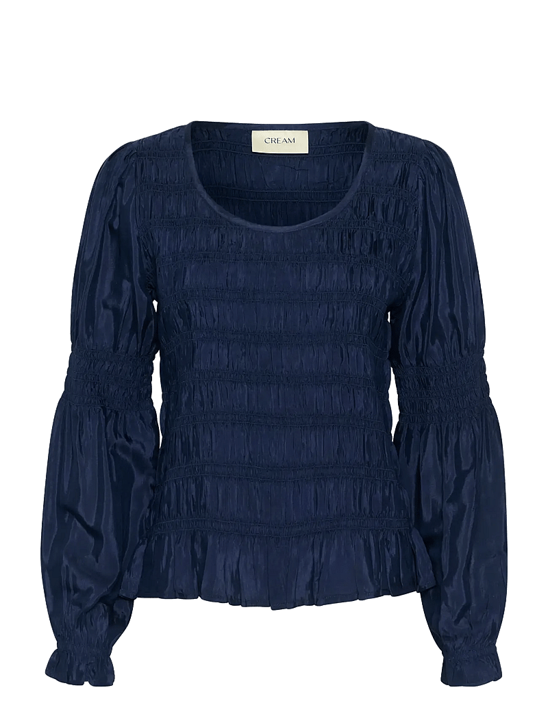 Cream - CRHenva LS Blouse - blouses à manches courtes - dress blues - 1