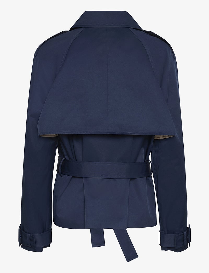 Cream - CRRea Crop Trenchcoat - dress blues - 2