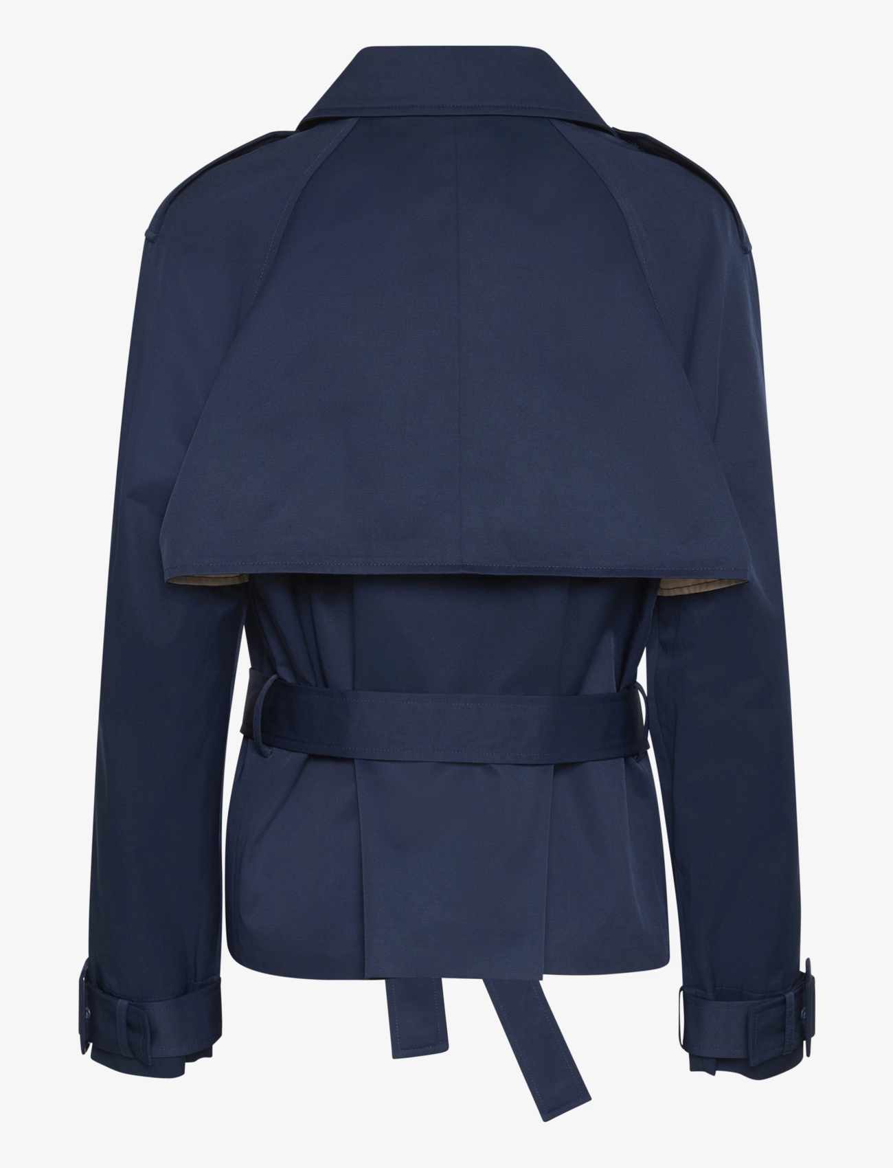 Cream - CRRea Crop Trenchcoat - dress blues - 2