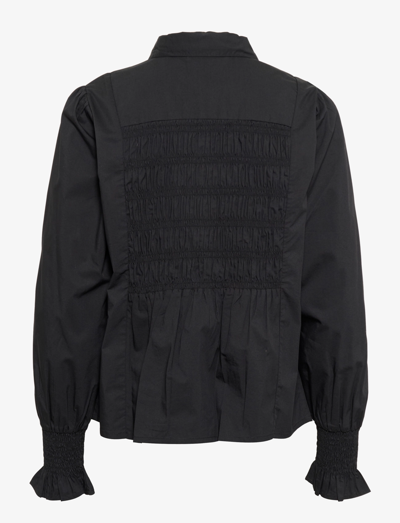 Cream - CRAdeline Shirt - pitkähihaiset paidat - pitch black - 2