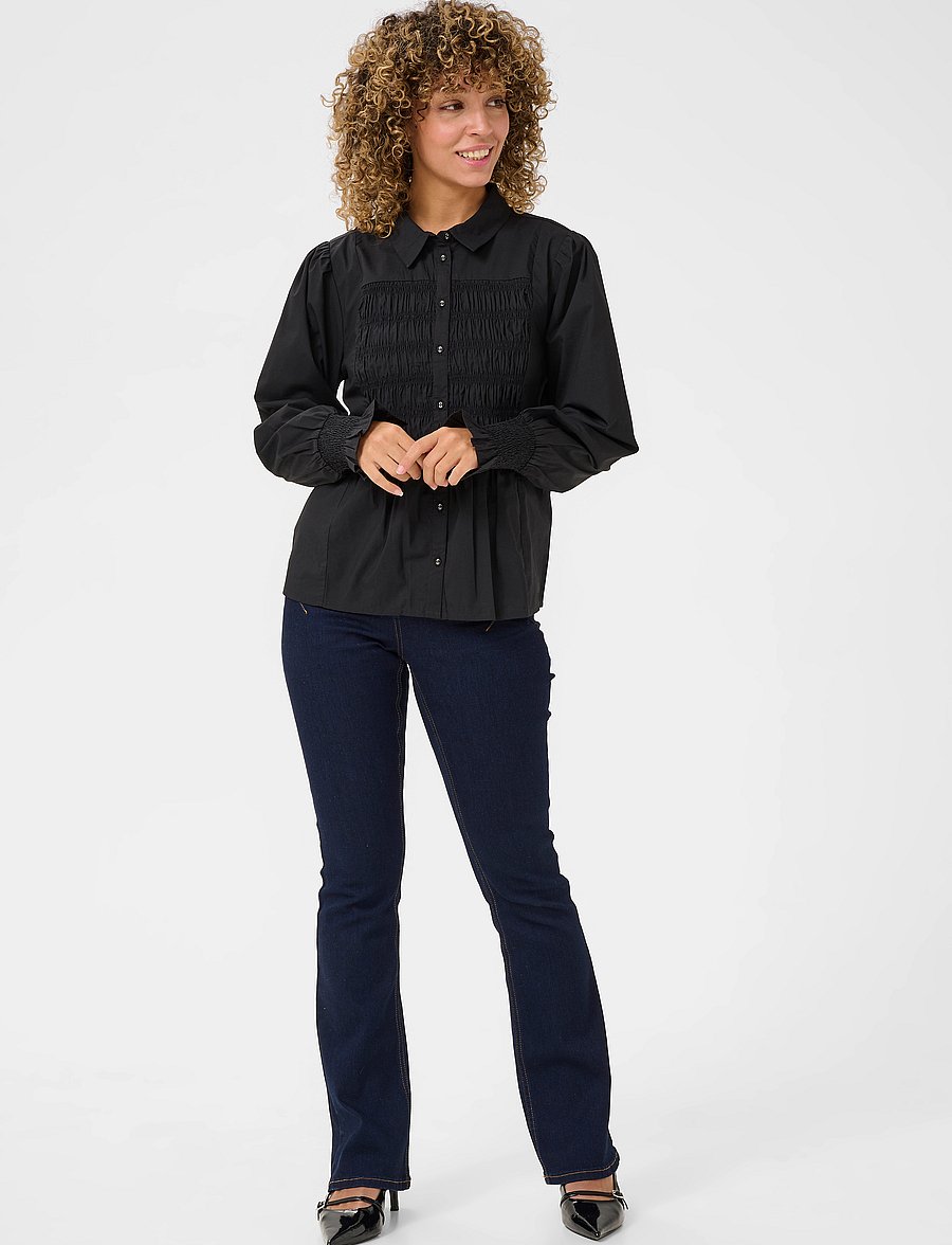 Cream - CRAdeline Shirt - langärmlige hemden - pitch black - 3