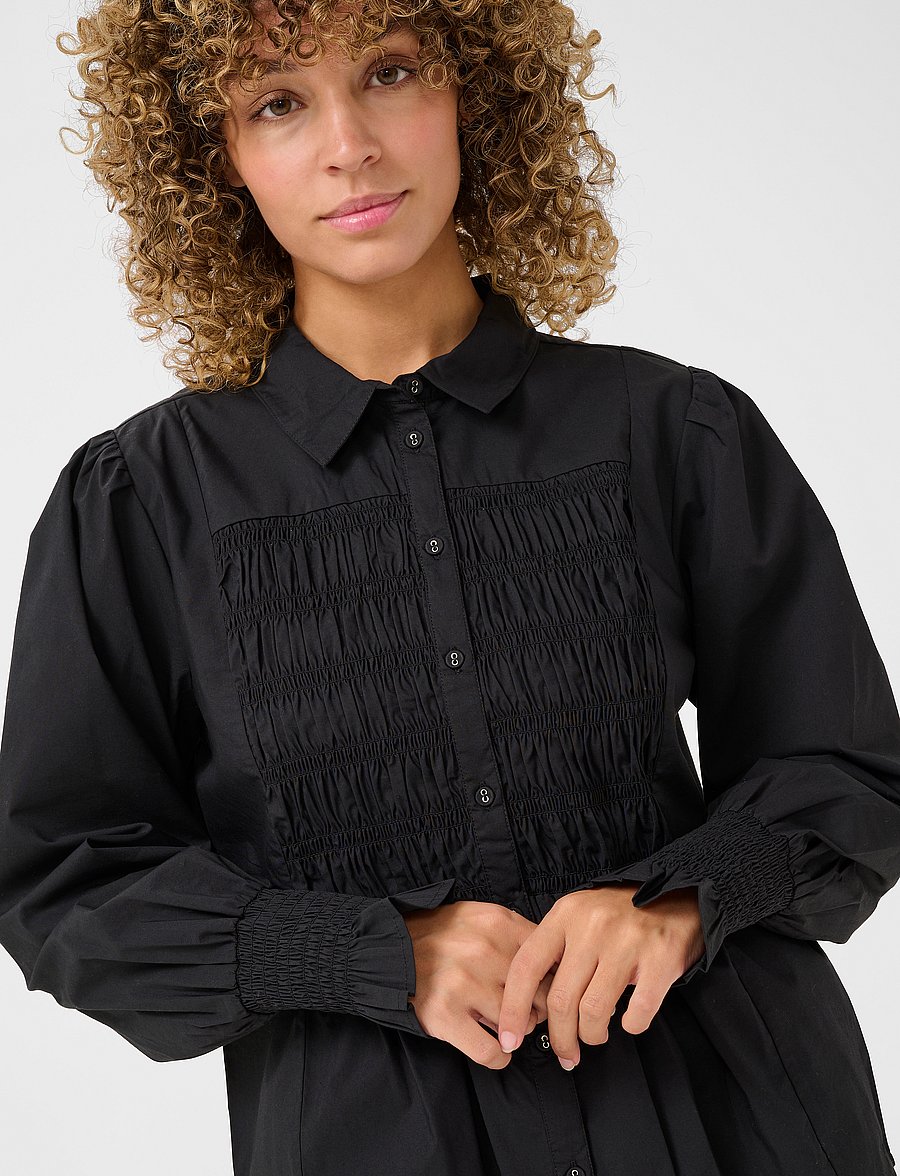 Cream - CRAdeline Shirt - langärmlige hemden - pitch black - 5