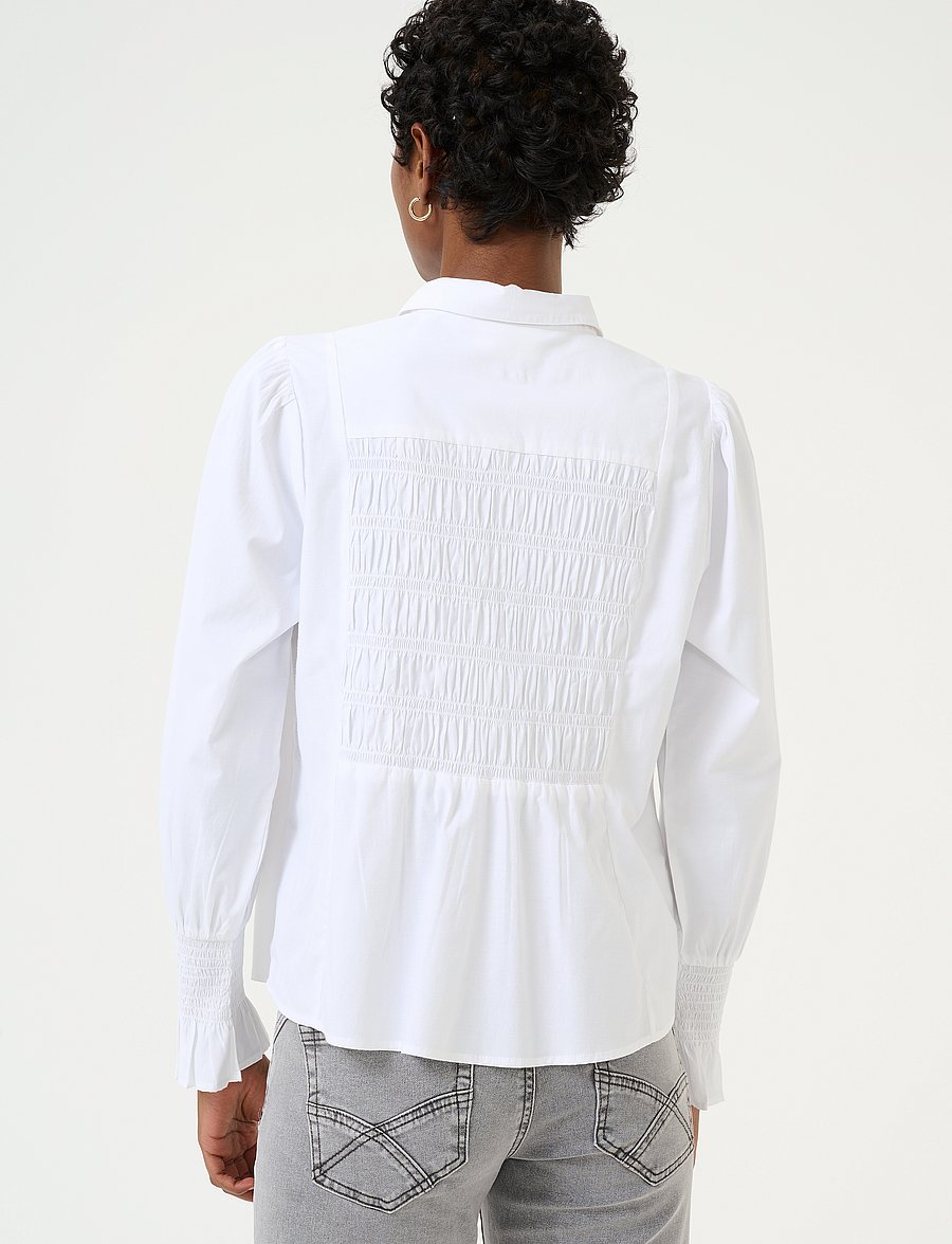 Cream - CRAdeline Shirt - langärmlige hemden - snow white - 4