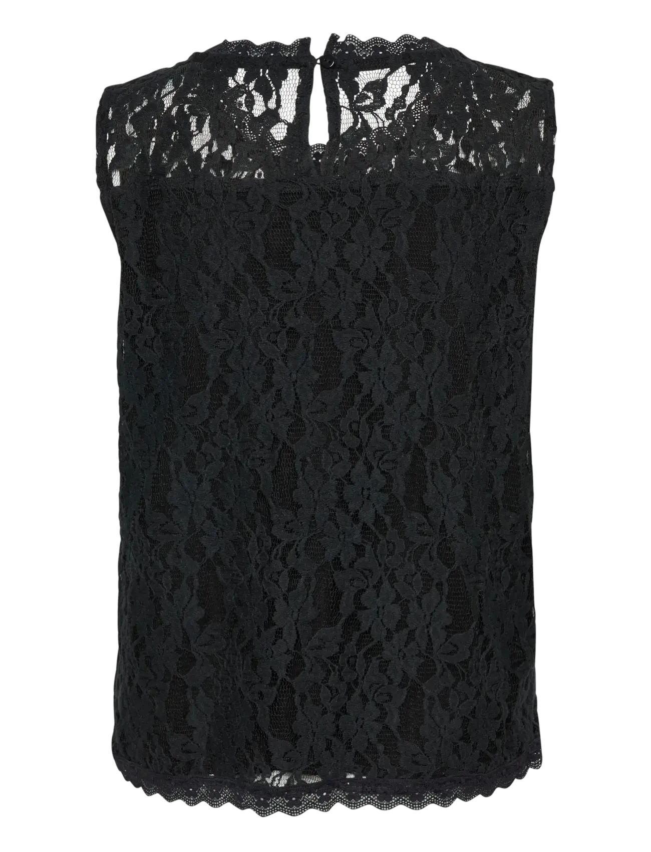 Cream - CRKit Lace Top - Ærmeløse bluser - pitch black - 2