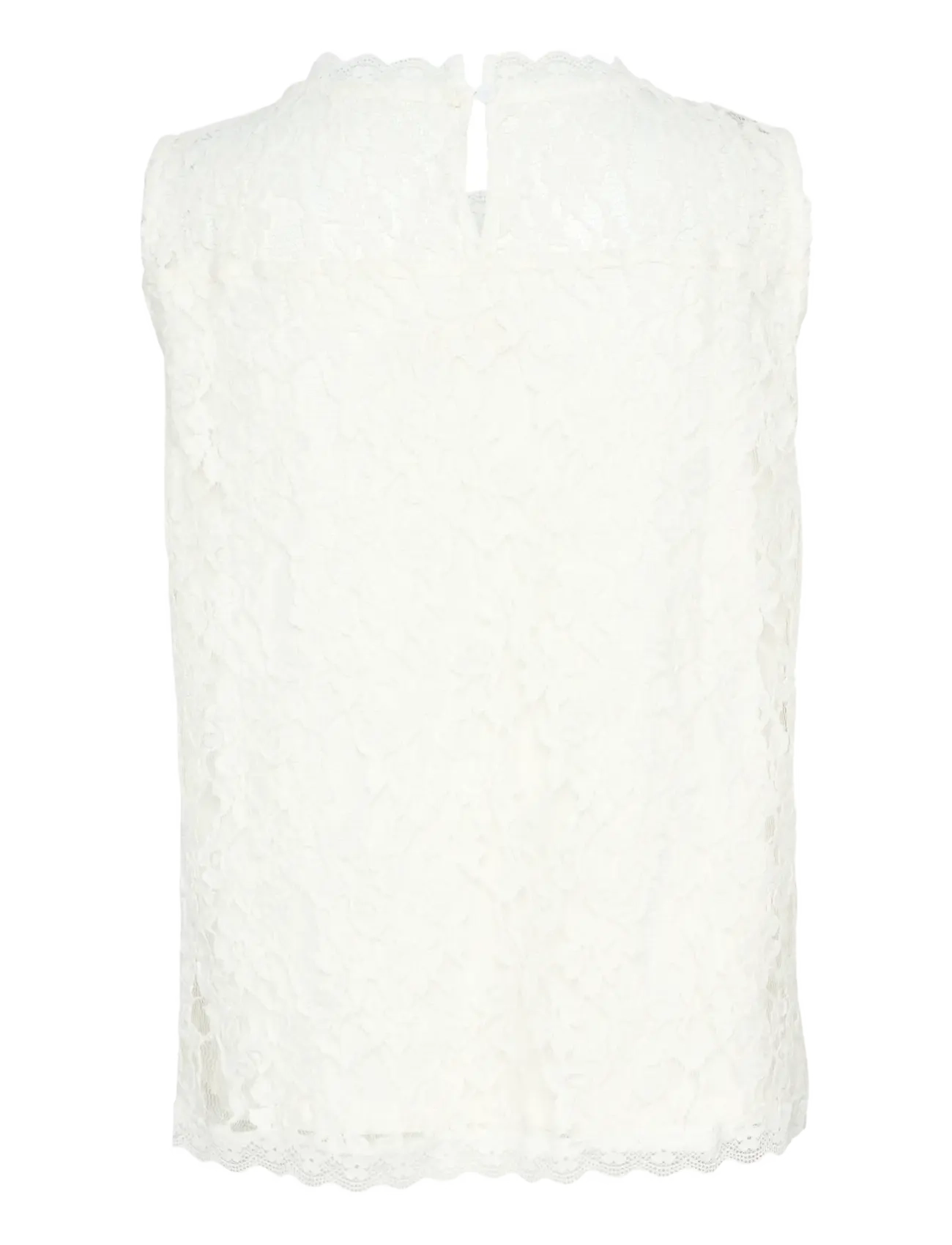 Cream - CRKit Lace Top - Ärmellose blusen - snow white - 2