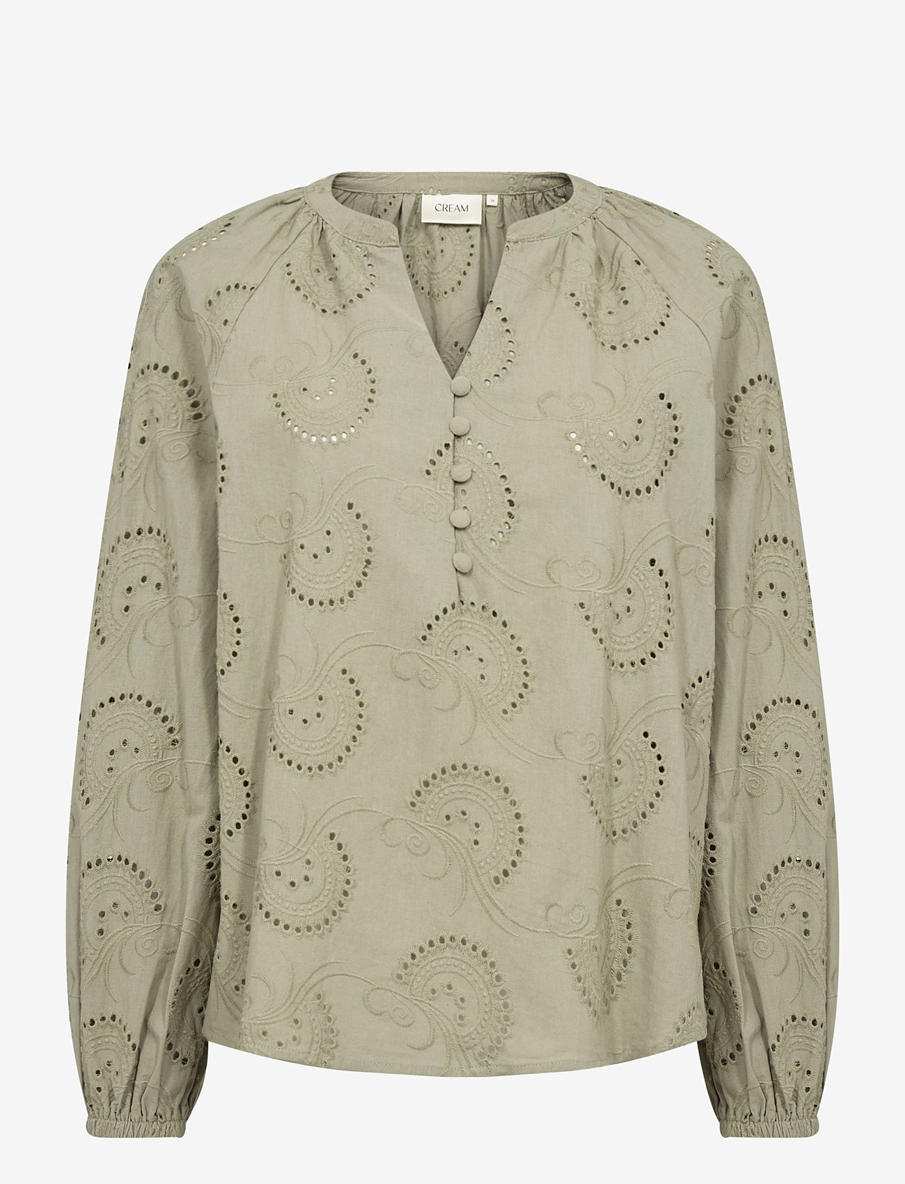 Cream - CRDelia Blouse - langærmede bluser - tea - 1